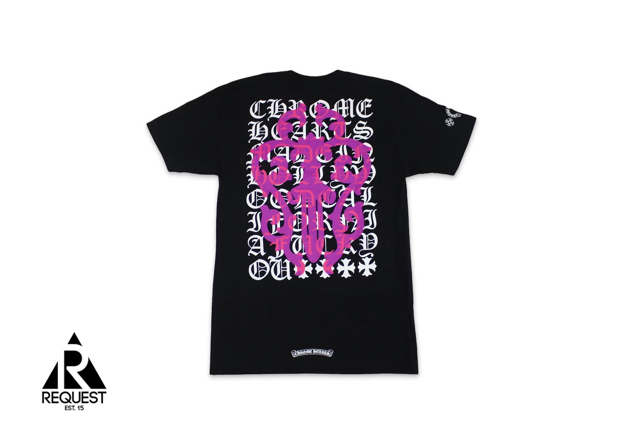 Chrome Hearts Eye Chart Dagger Tee "Black"