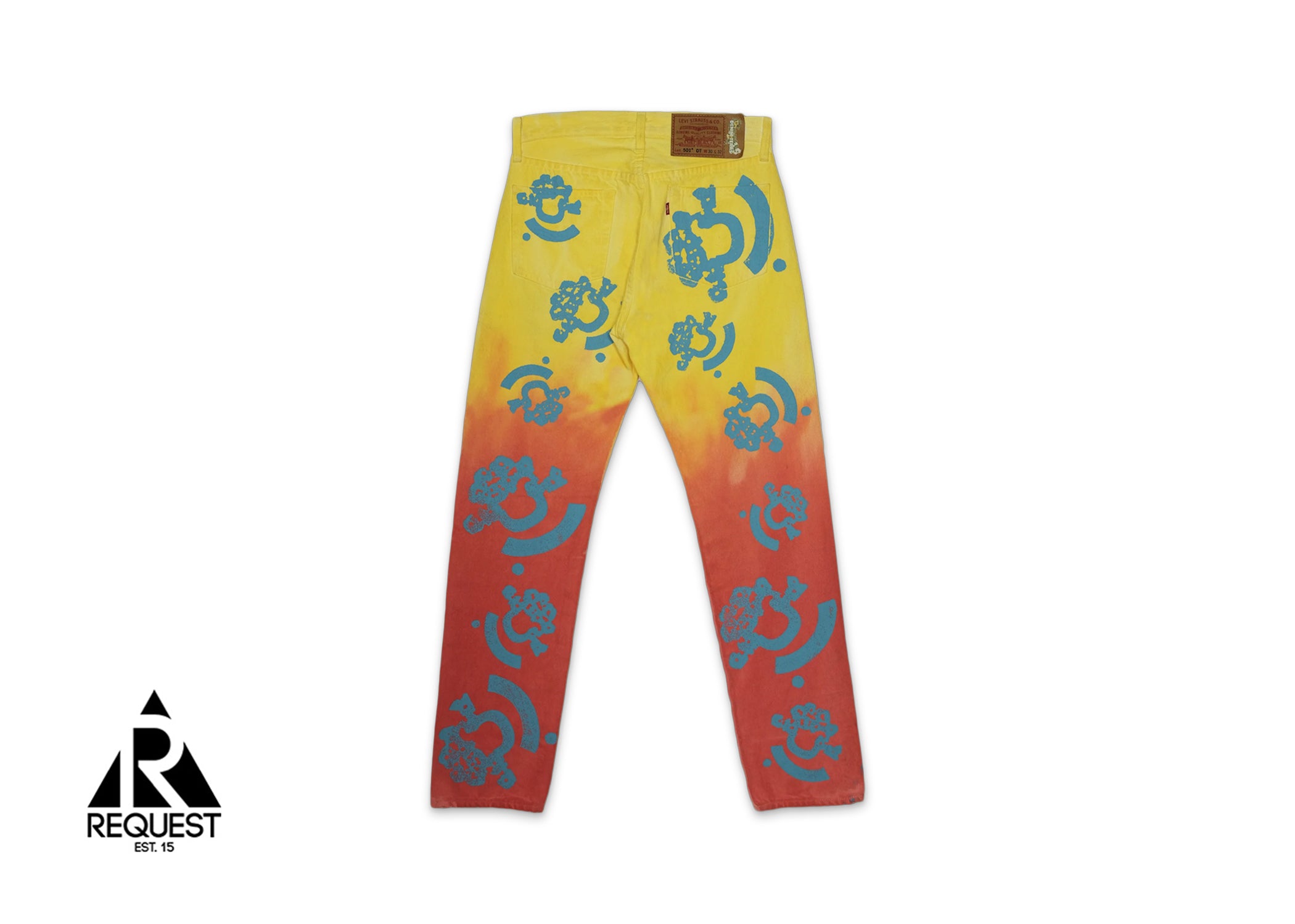 Denim Tears x BSTROY Gradient Denim "Yellow Red & Blue"