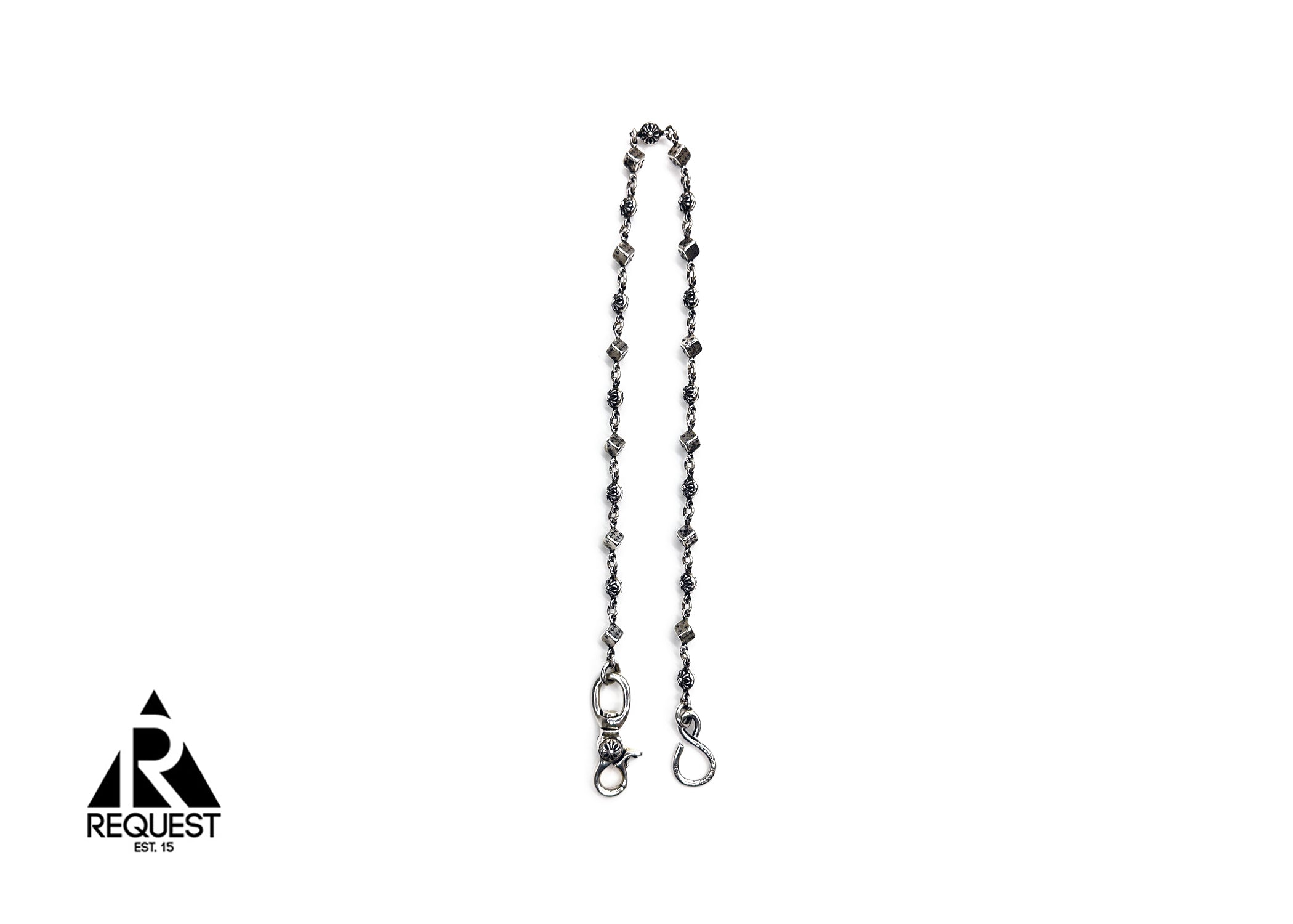Chrome Hearts Dice and CH Plus Cross Ball 24in Wallet Chain
