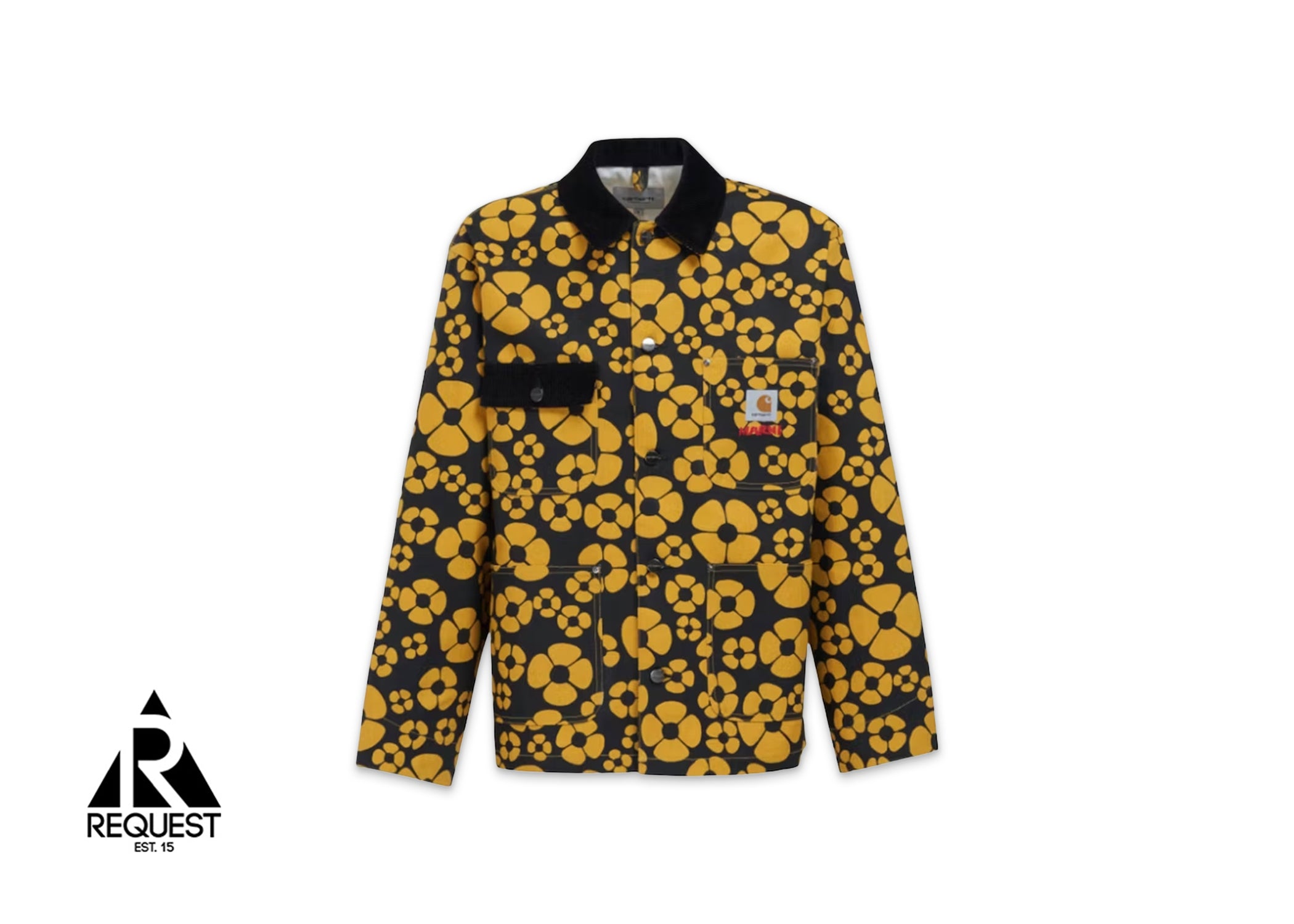 Marni × Carhartt WIP Work Jacket “Black/Sun Yellow”