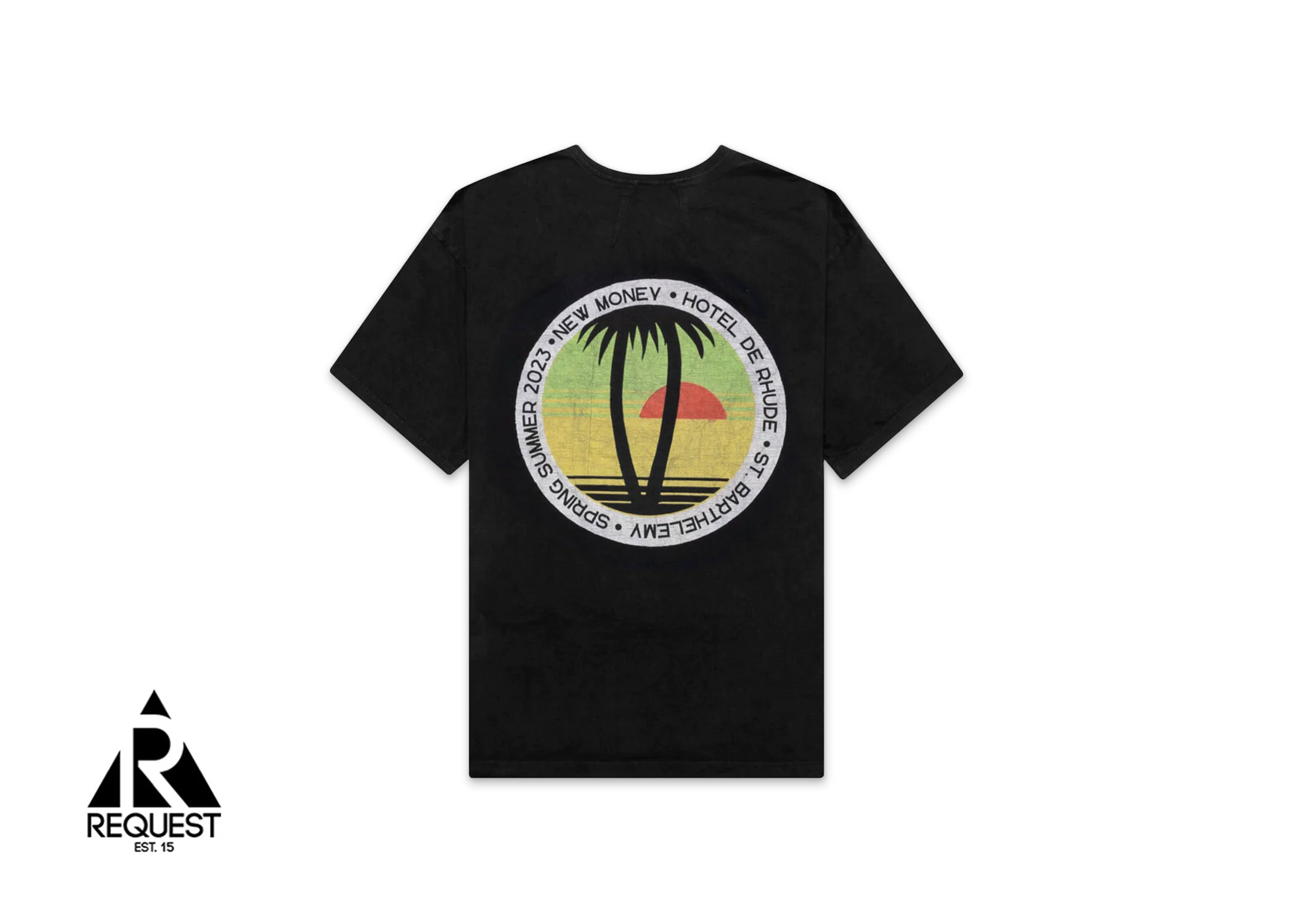 Rhude Twin Palms Tee “Vintage Black”