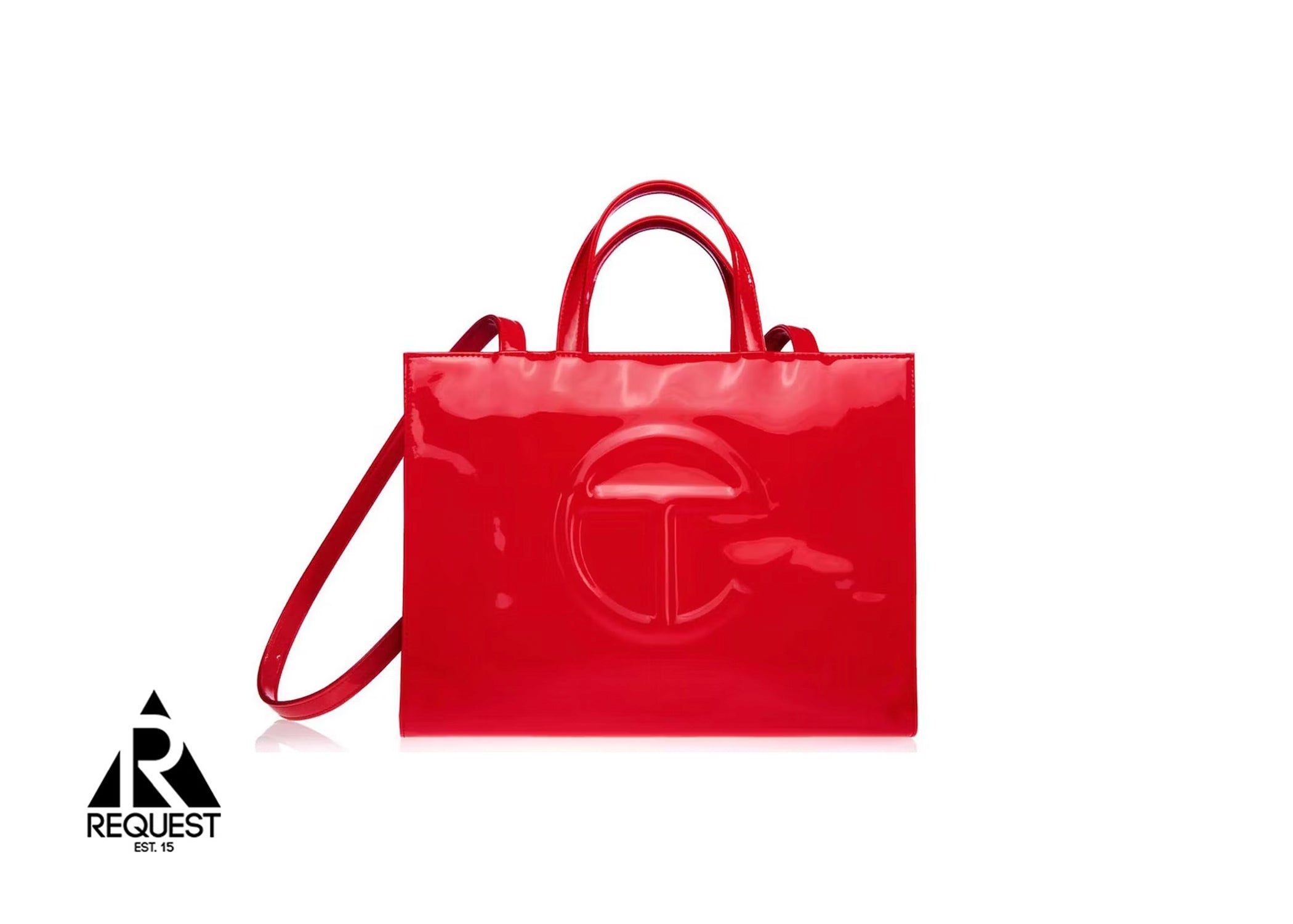 Red Patent Telfar Bag