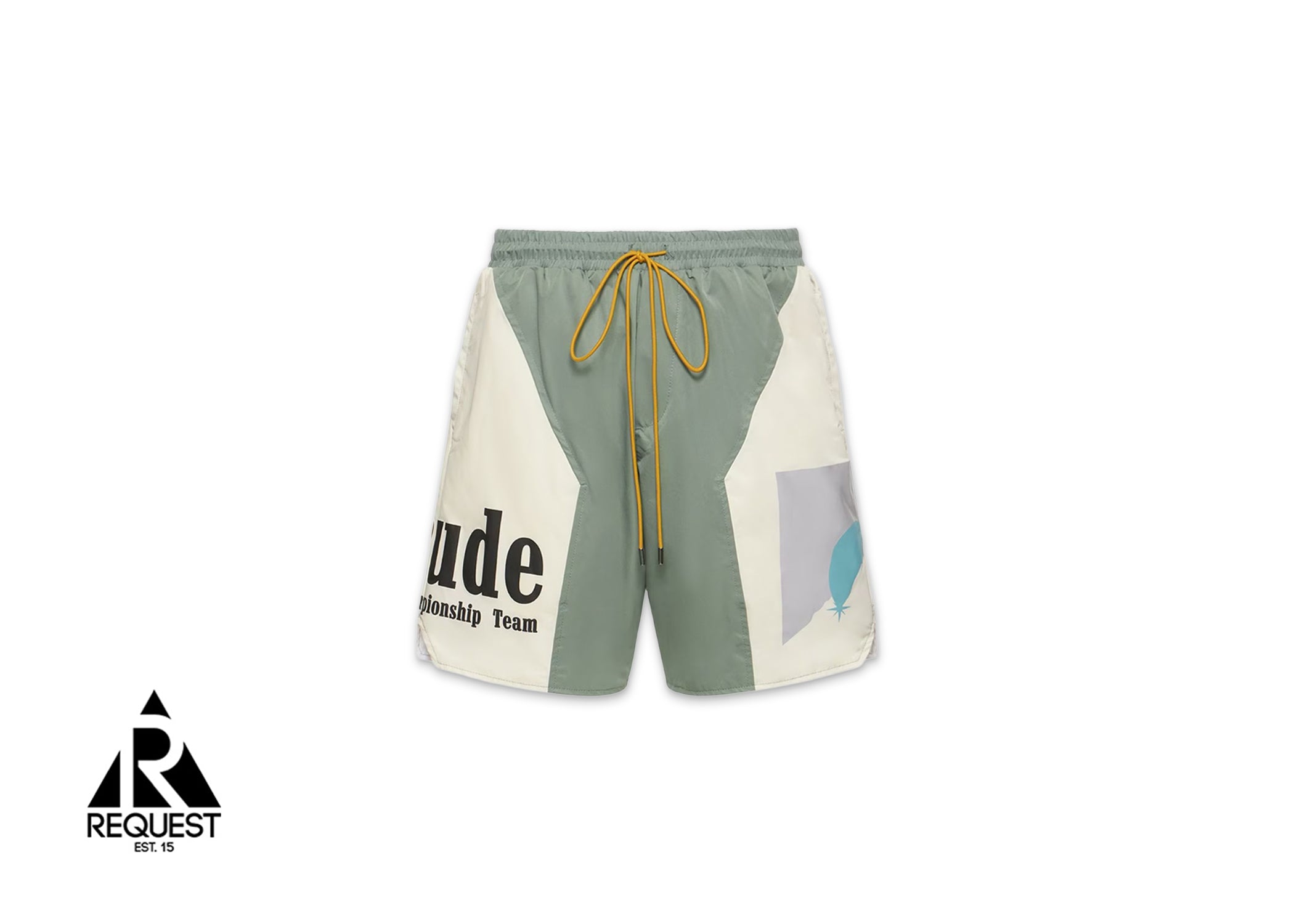 Rhude Senna Flight Shorts “Sage/Cream”