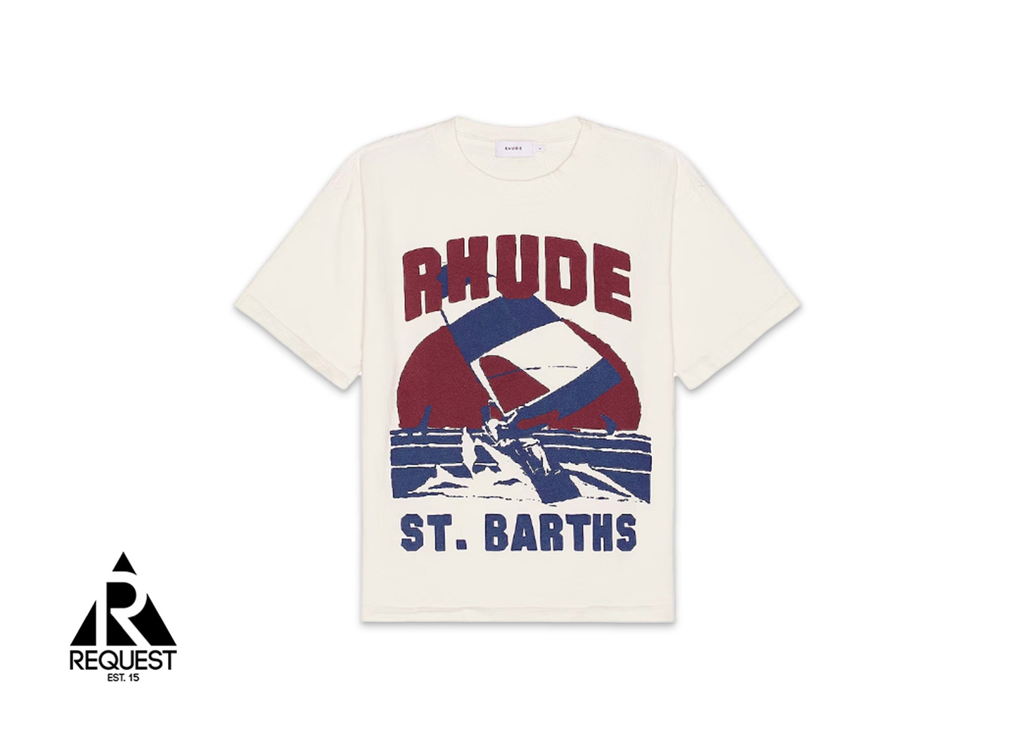 Rhude St. Barths Windsurf Tee “Vintage White”