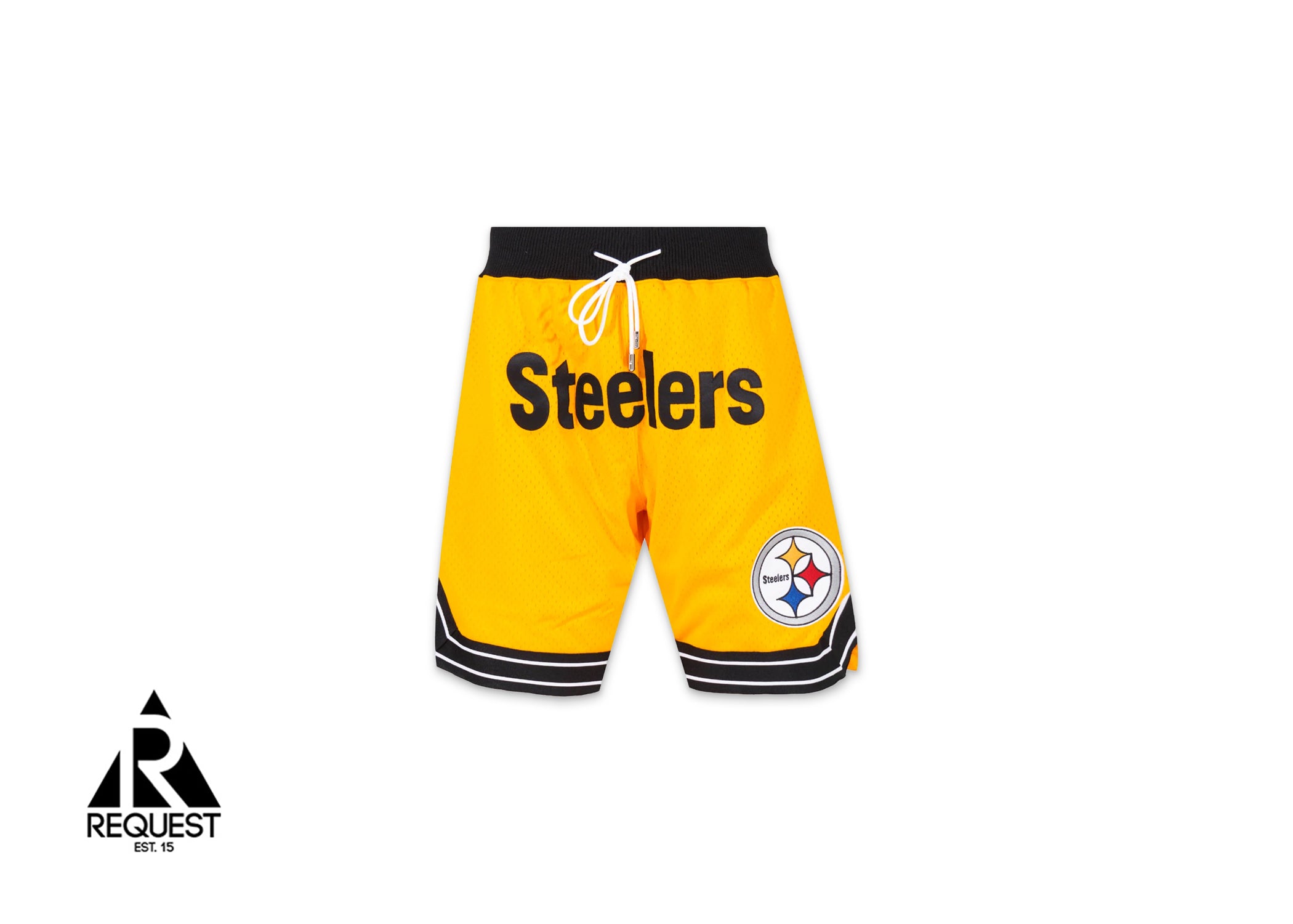 Just Don NFL Pittsburgh Steelers Shorts "Yellow"