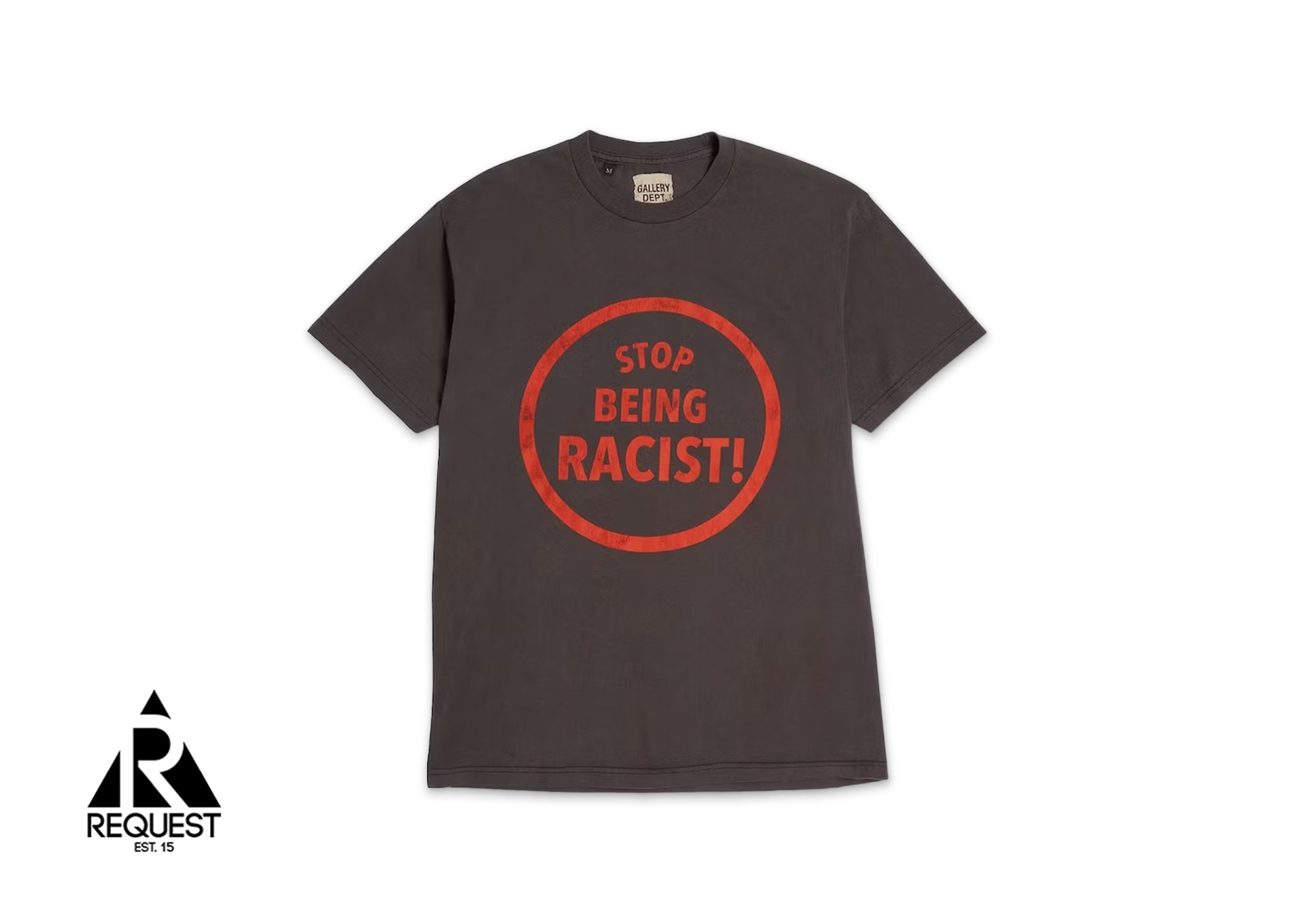 Gallery Dept. Tee "Stop Being Racist Orange"