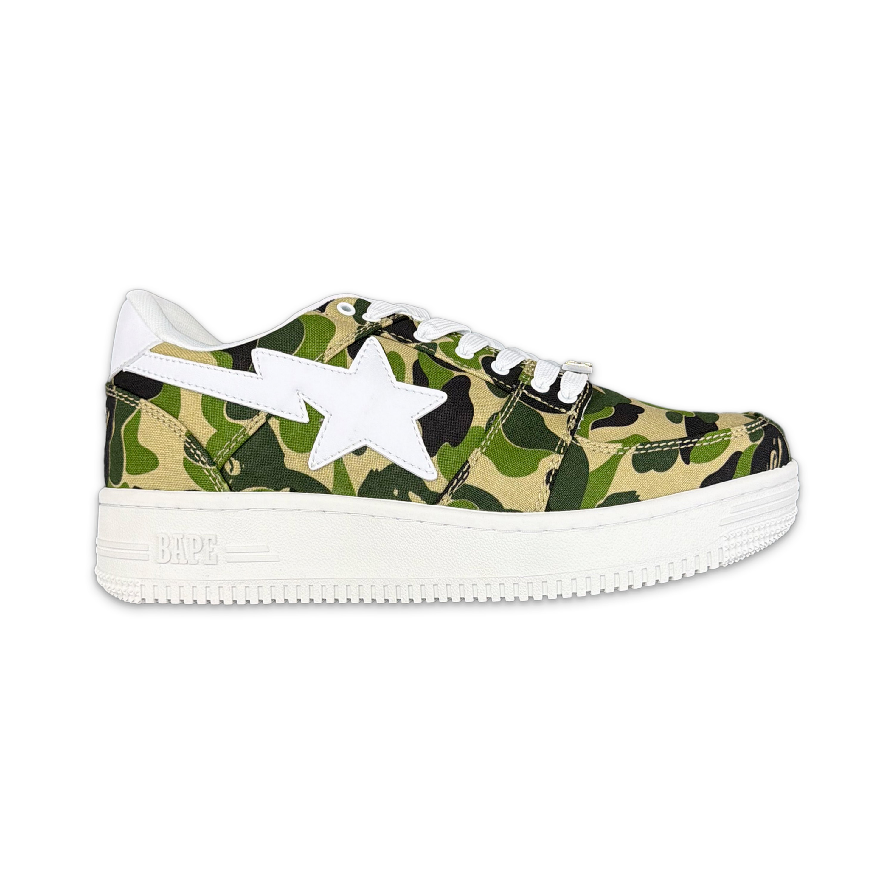 A Bathing Ape (BAPE), Bapesta ABC Camo 20th Anniversary "Green"