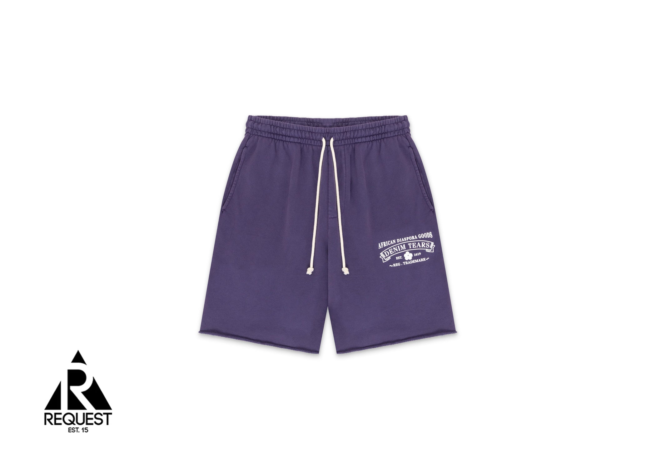 Denim Tears ADG Shorts "Washed Purple"