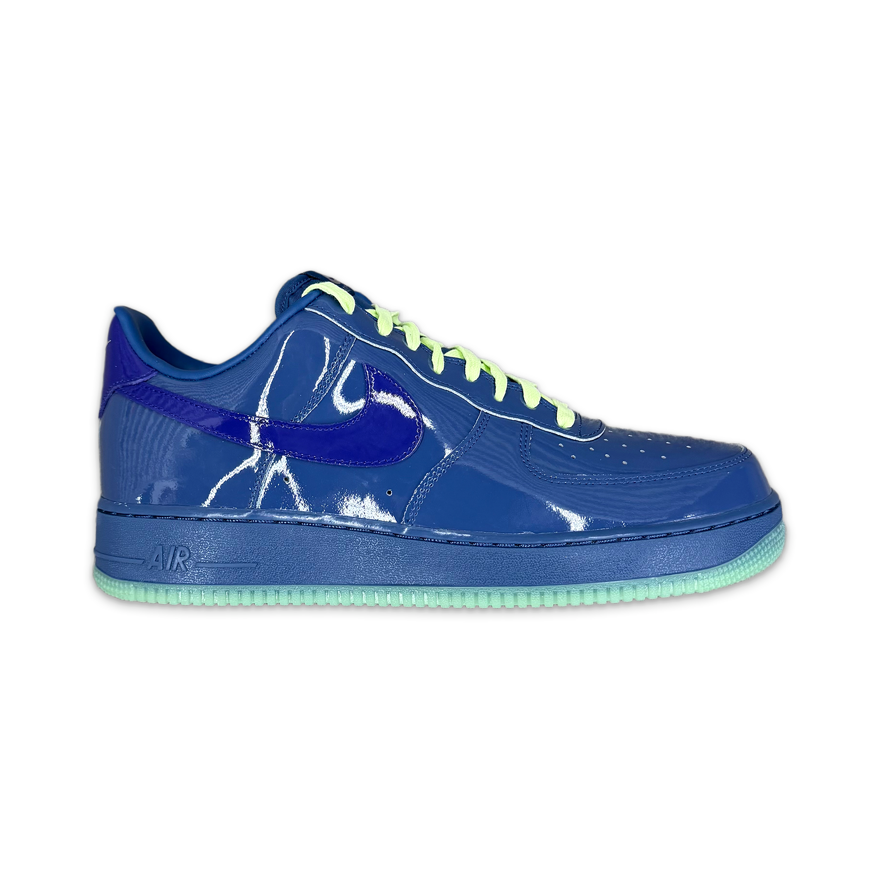 Nike, Air Force 1 Low “Patent Leather Mystic Navy Grape Ice"