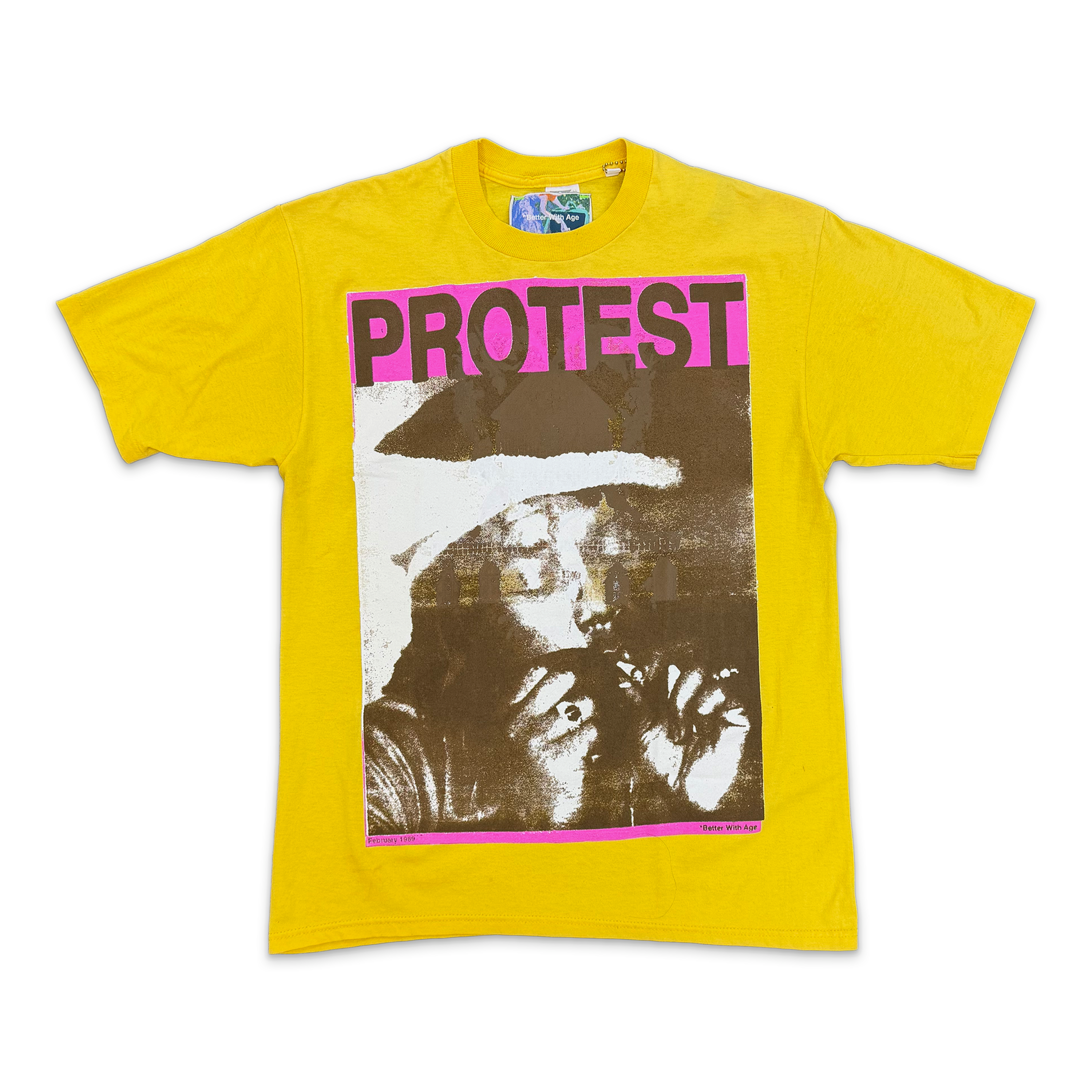Better With Age, Conspiracy Vintage Tee "Yellow"