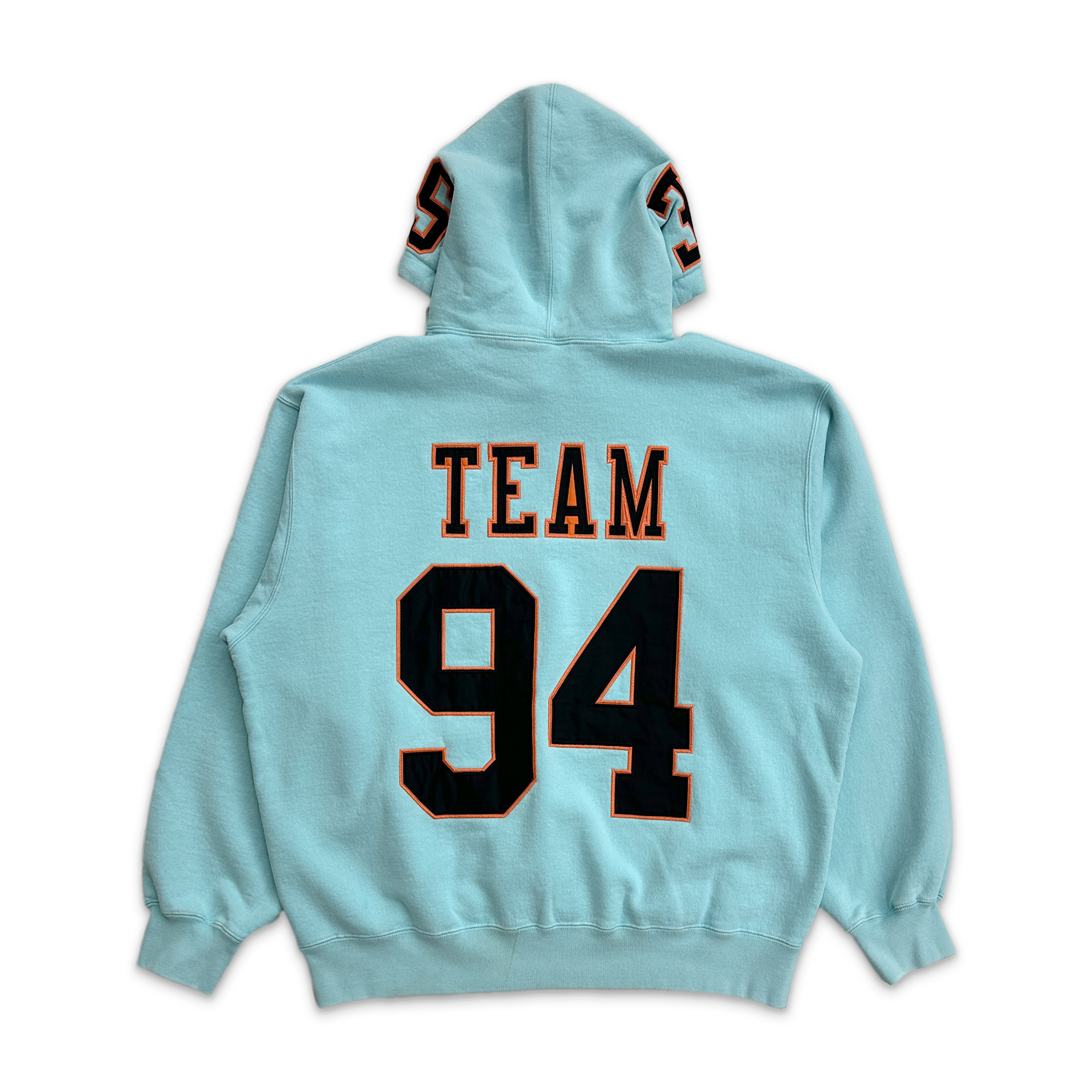 Supreme, Team 94 Hooded Sweatshirt "Aqua"