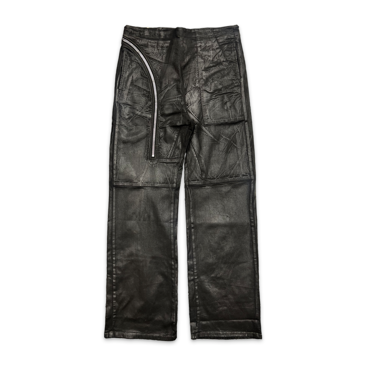 Aircut Waxed Denim Pants 