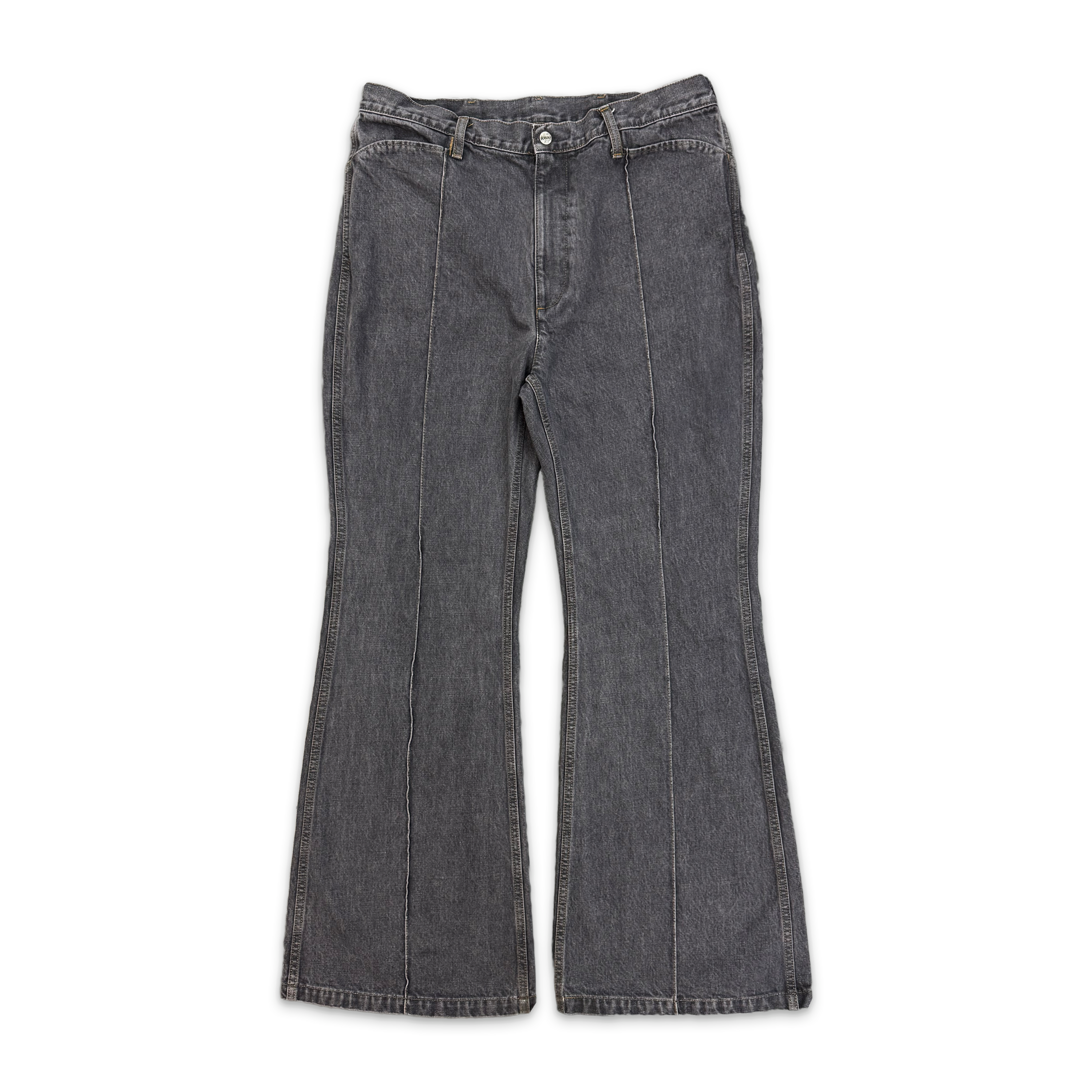 5P Frisko Flared Denim Pants "Black"