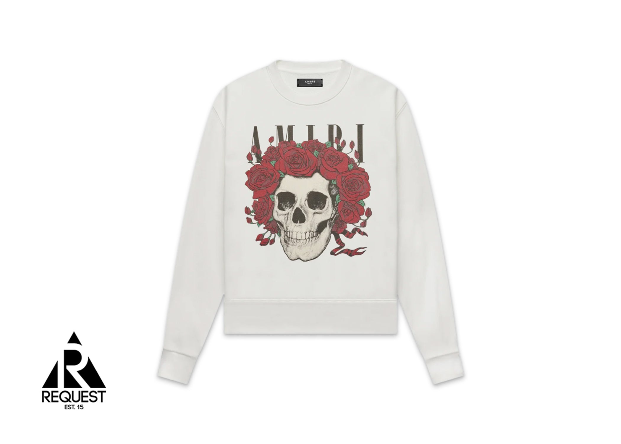 Amiri Grateful Dead Skull Crewneck "White"