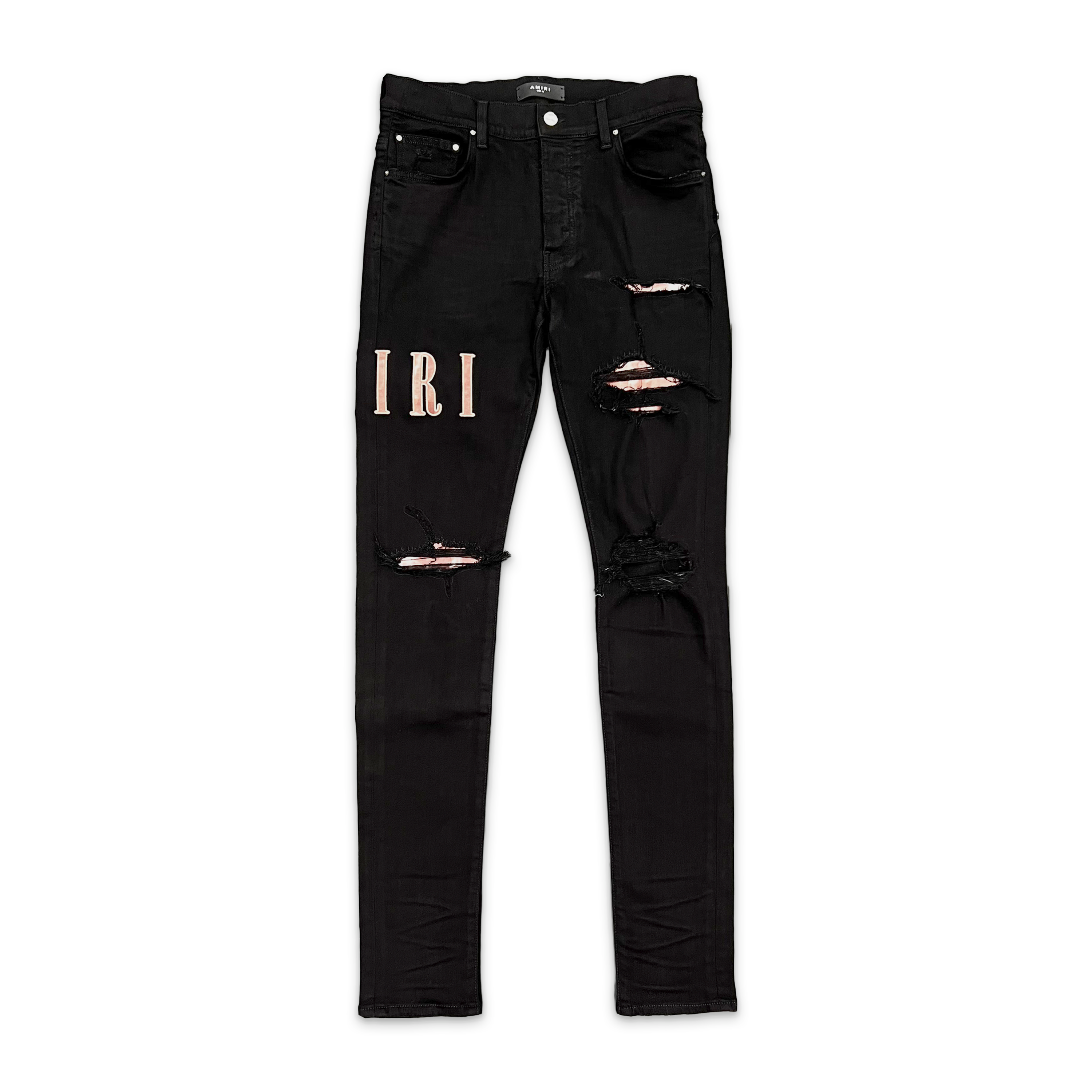 Tie Dye Core Logo Jeans "Black"