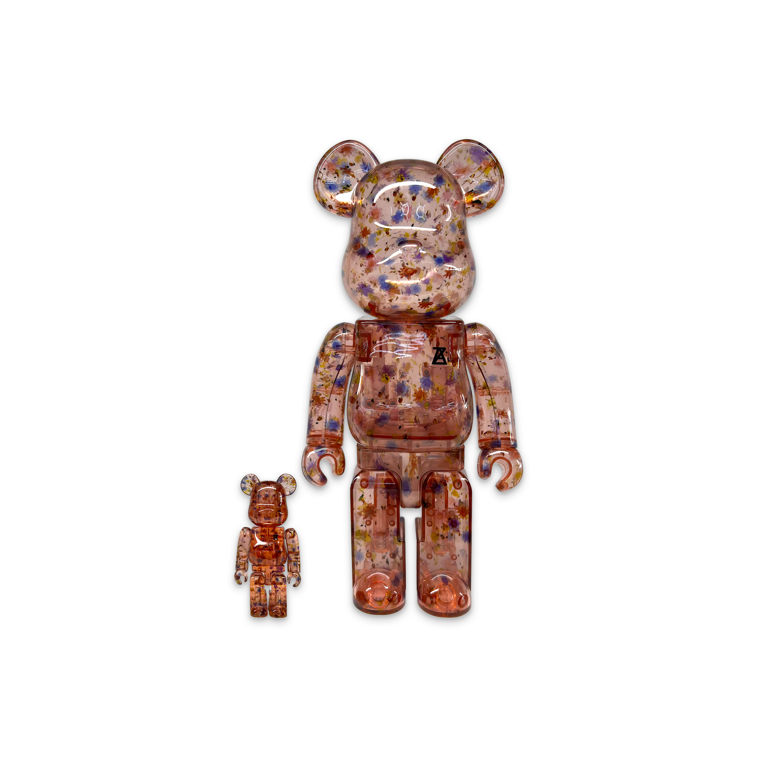 Medicom, Anrealage Bearbrick 400% & 100% "Clear Red"