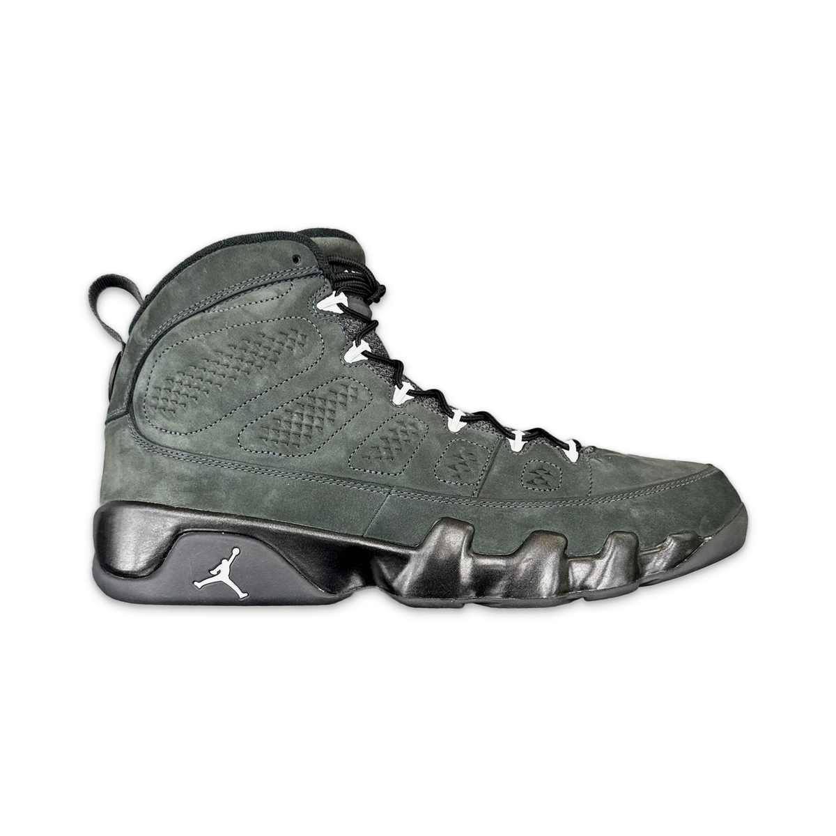 Air Jordan 9 Retro Mens Basketball Shoes Dark Grey 302370-013 Size 7.5 Air Jordan 9 Retro Mens Basketball Shoes Dark Grey 302370  main image 3