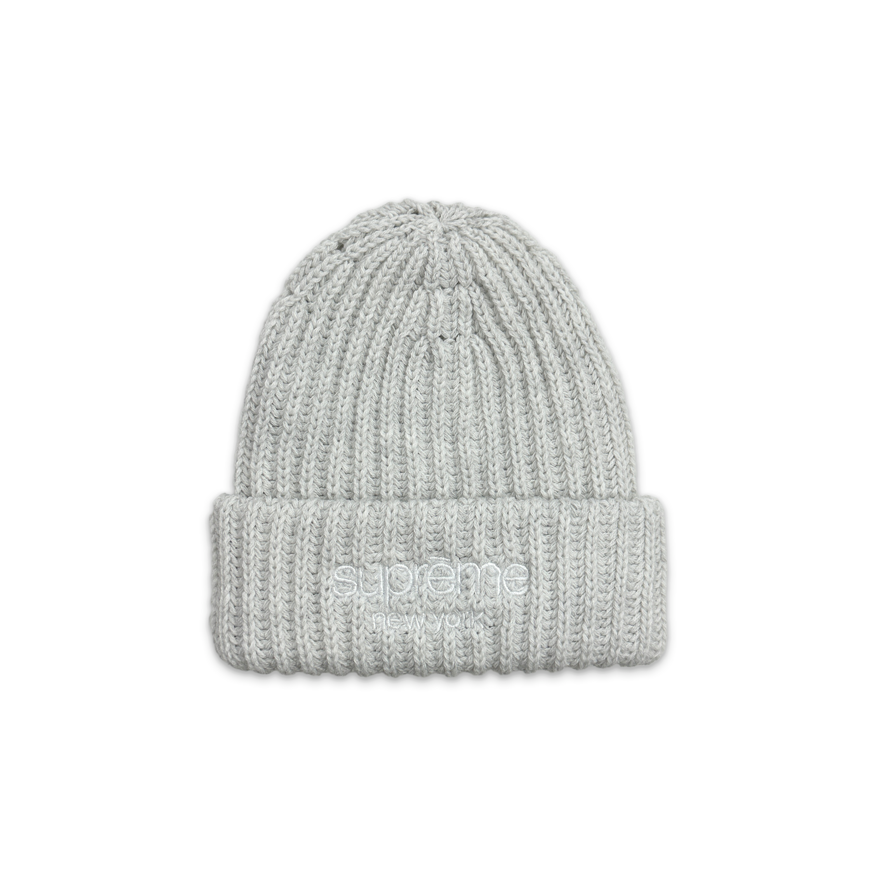 Chunky Classic Logo Beanie FW25 "Ash Grey"