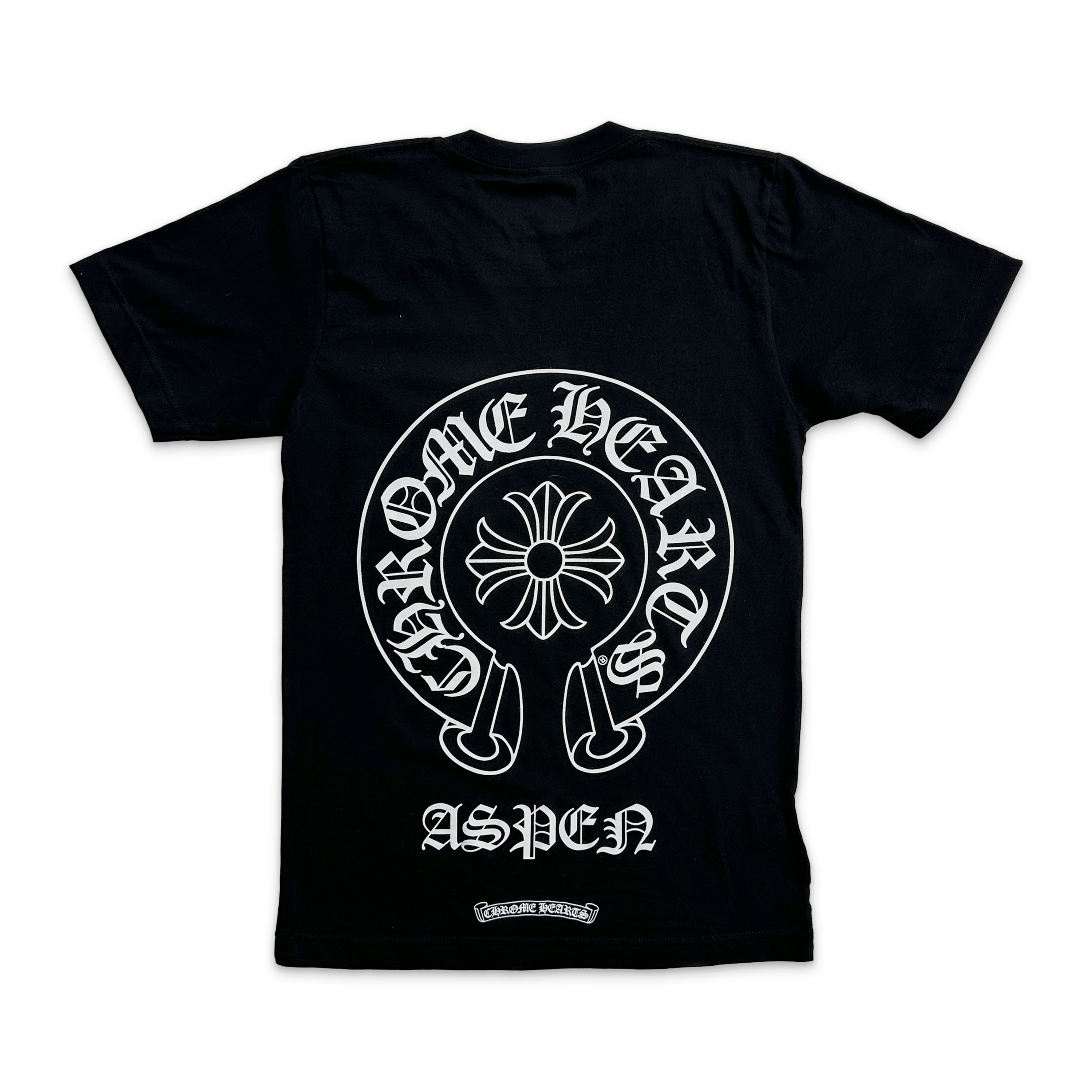 Aspen Horseshoe Logo Tee "Black"