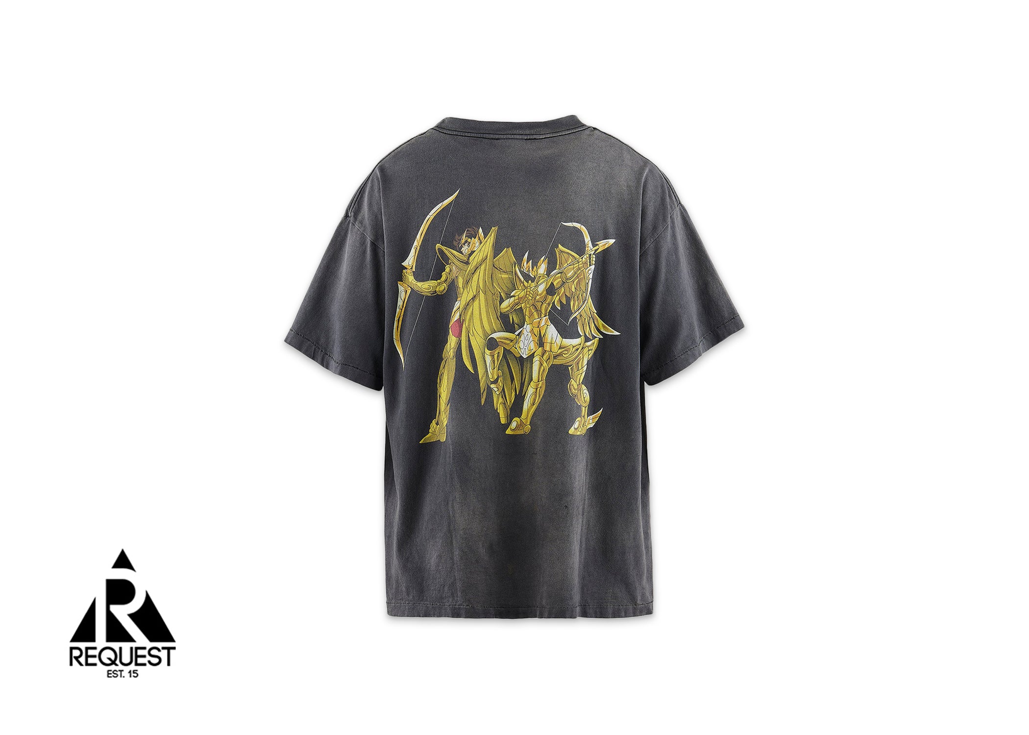 Saint Michael x Saint Seiya Tee "Vintage Black"