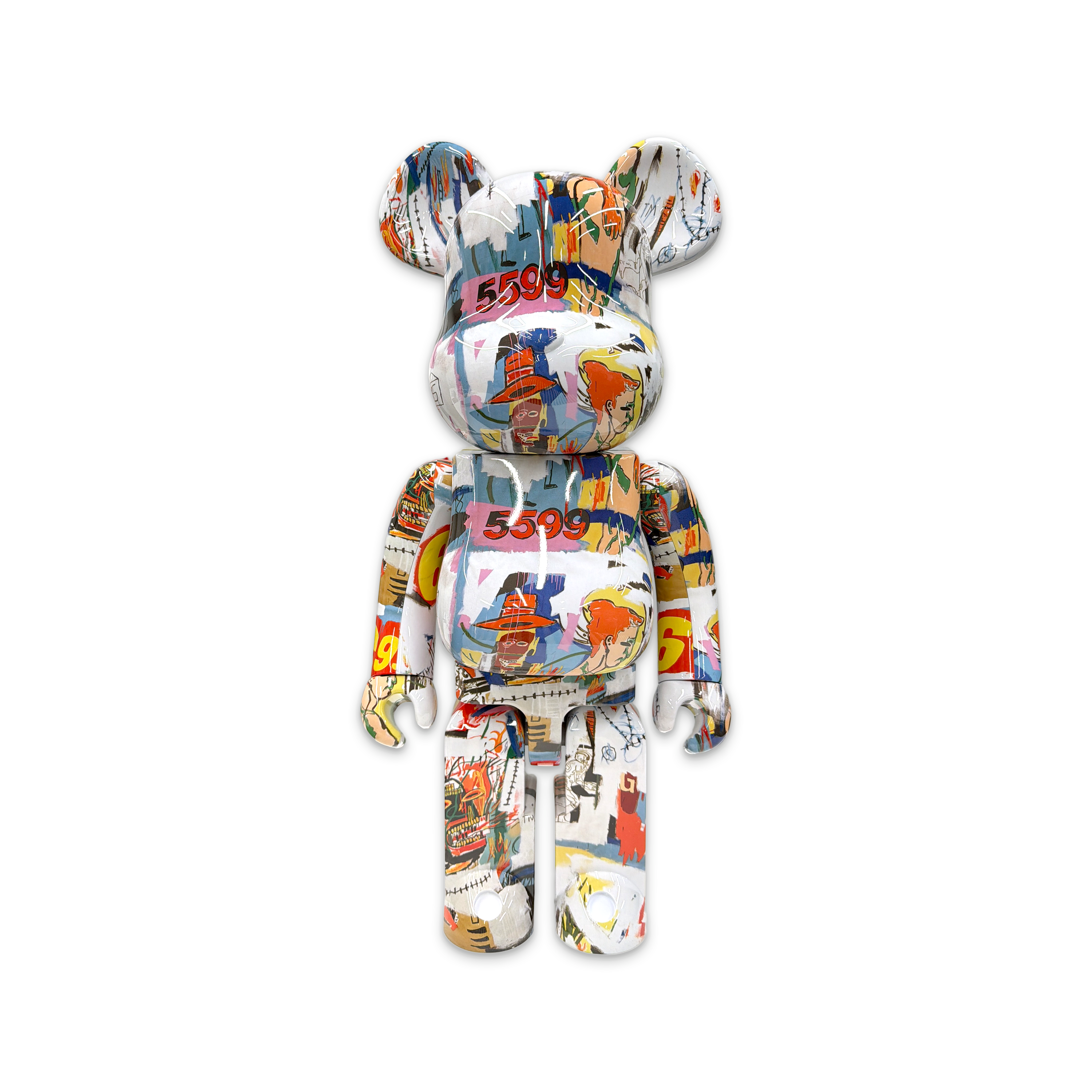 Bearbrick x Andy Warhol x JEAN-MICHEL BASQUIAT #4 1000%