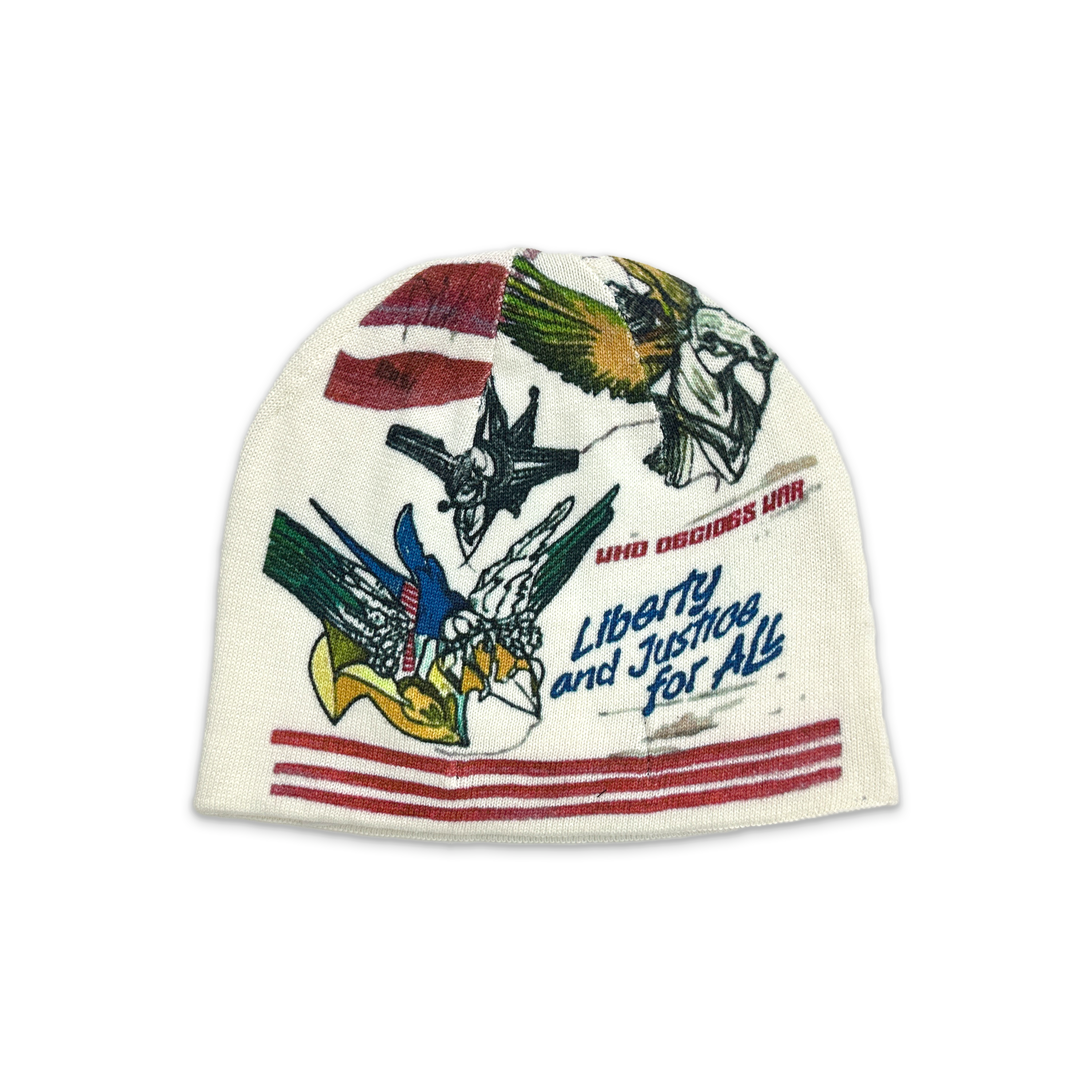 Americana Knit Beanie "Cloud"