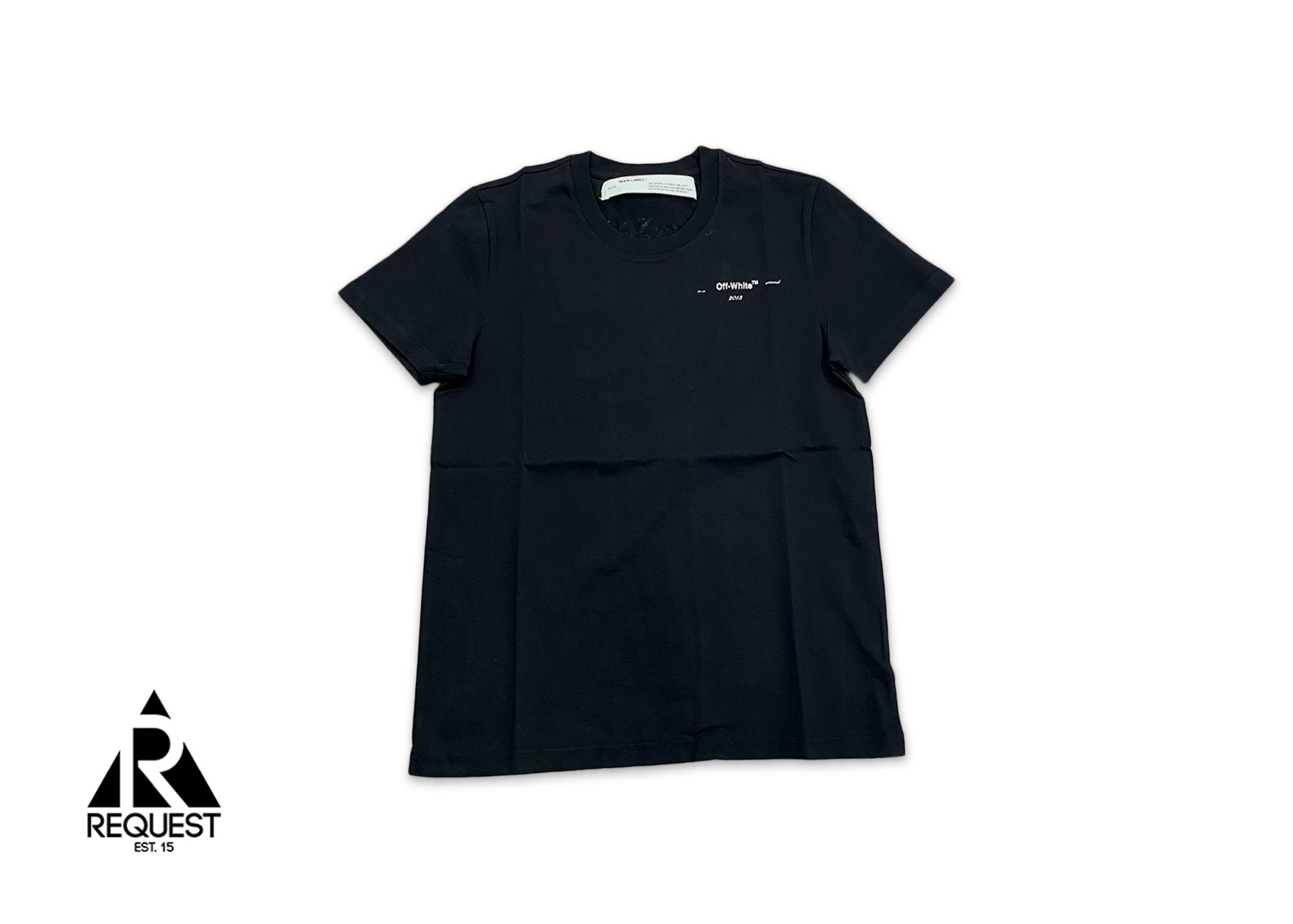 Off-White Leaves Casual Tee "Black"