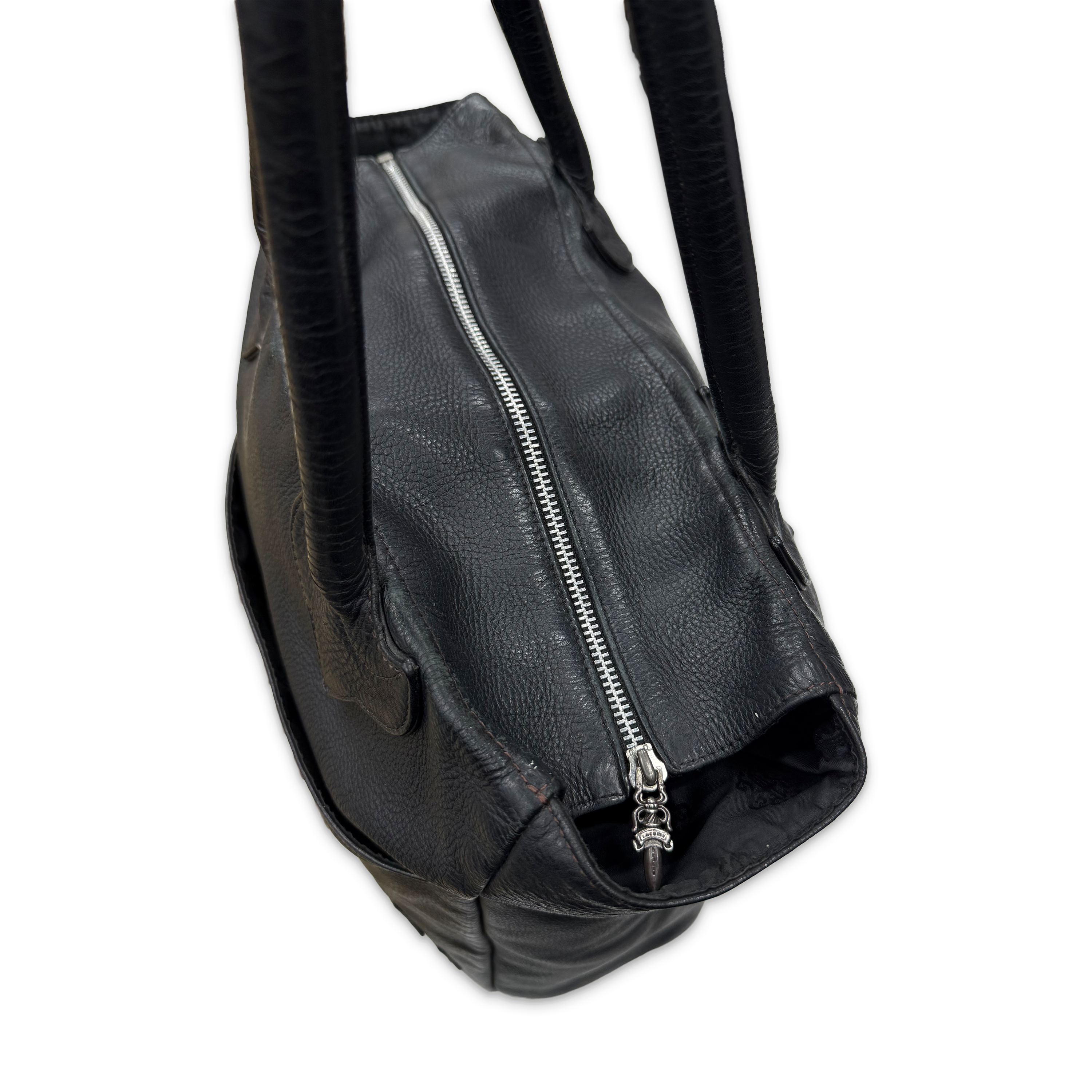 Chrome Hearts, 4 Pocket Leather Tote Bag "Black"