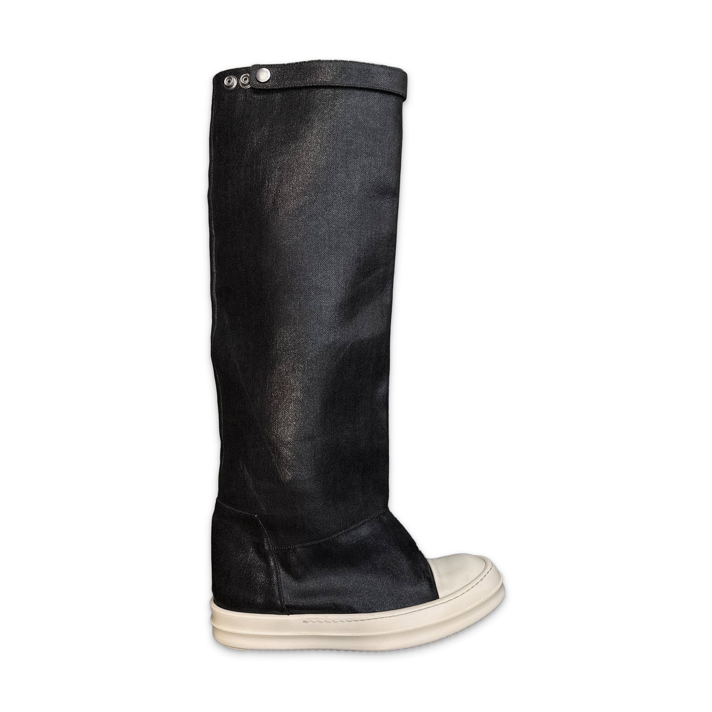 Ramone Elefant Boots Waxed Denim "Black Milk"
