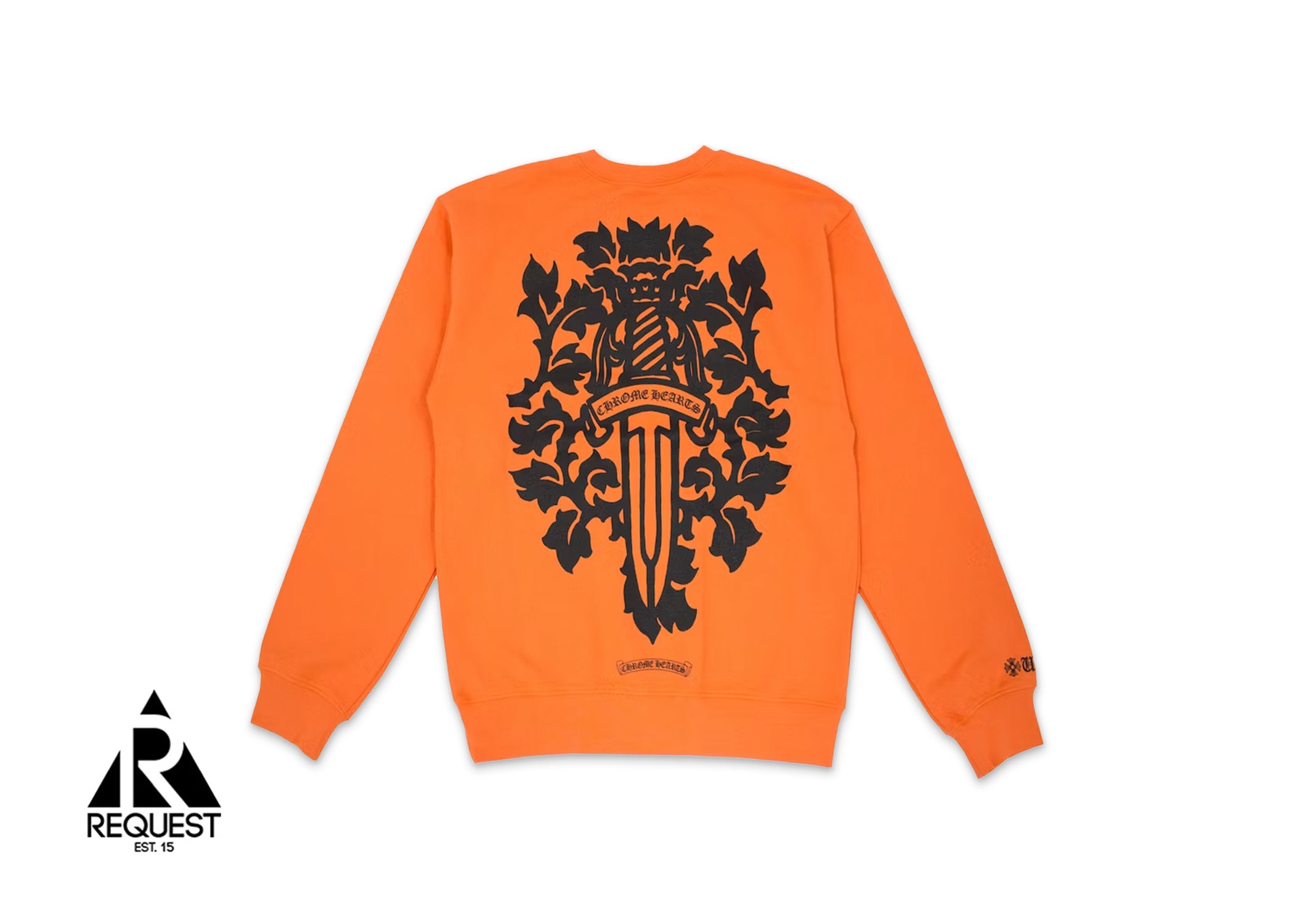 Chrome Hearts Vine Dagger Crewneck "Orange/Black"