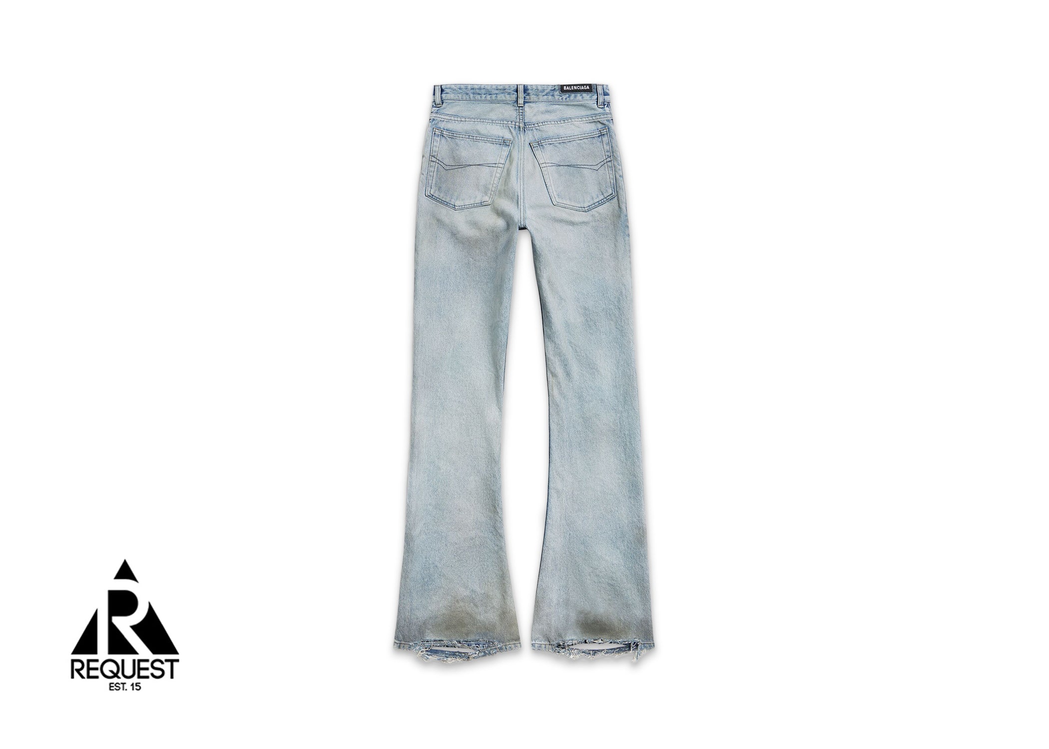 Balenciaga Bootcut Pants "Blue"