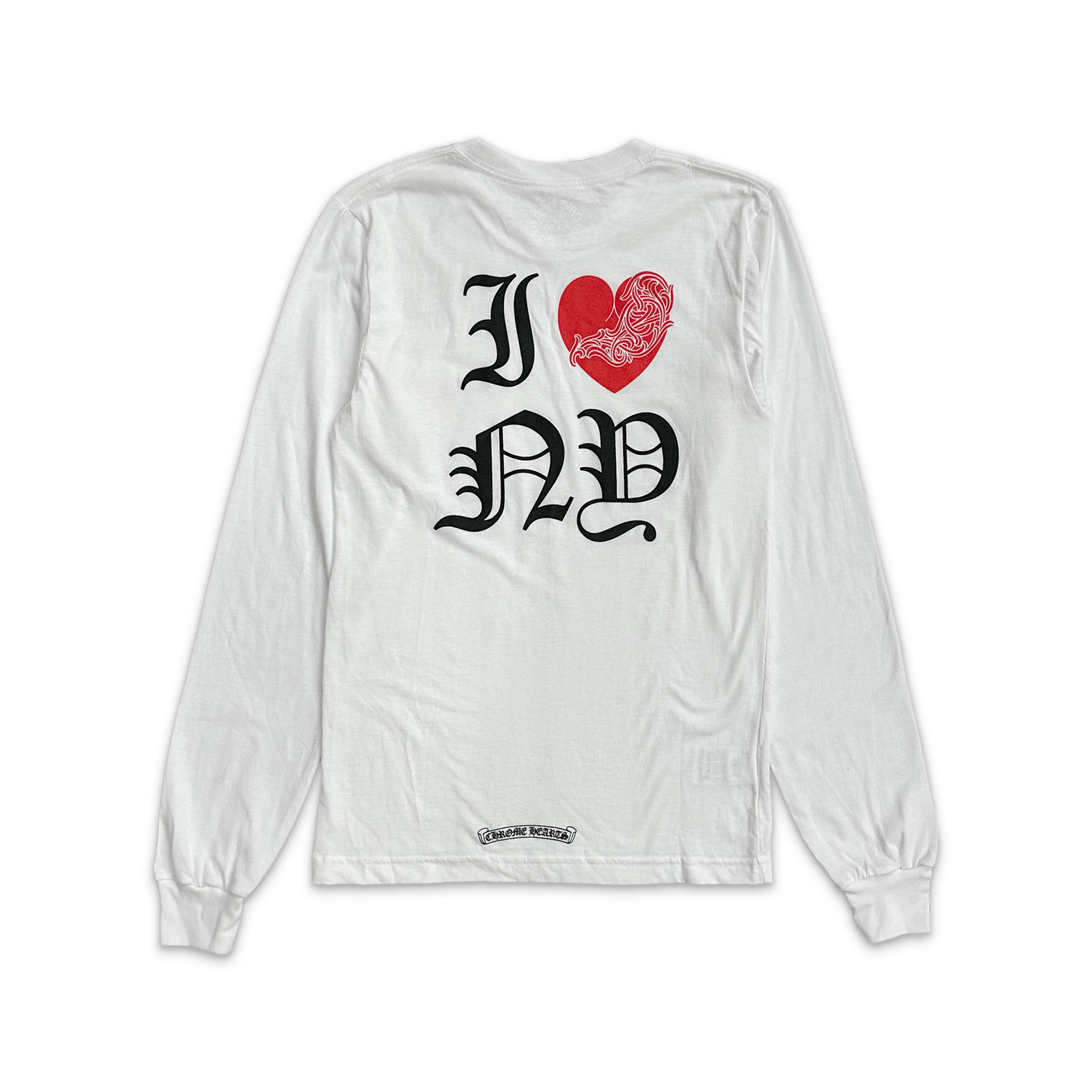 I Heart NY LS Tee "White/Red"