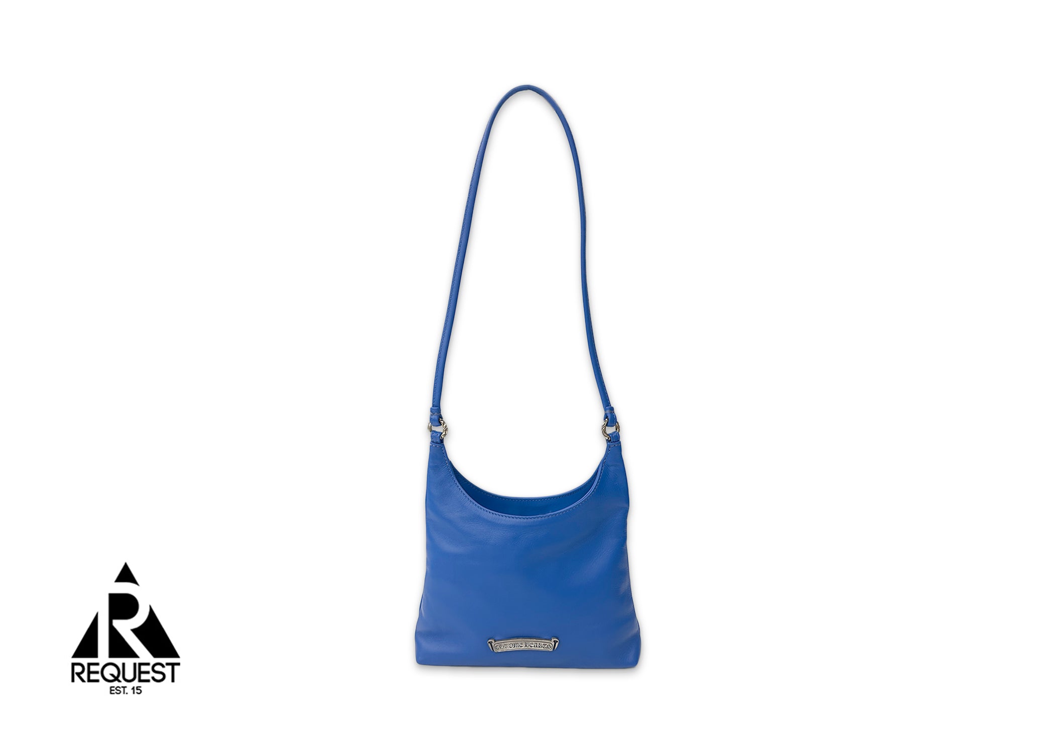 Dagger Mini Leather Shoulder Bag "Blue"