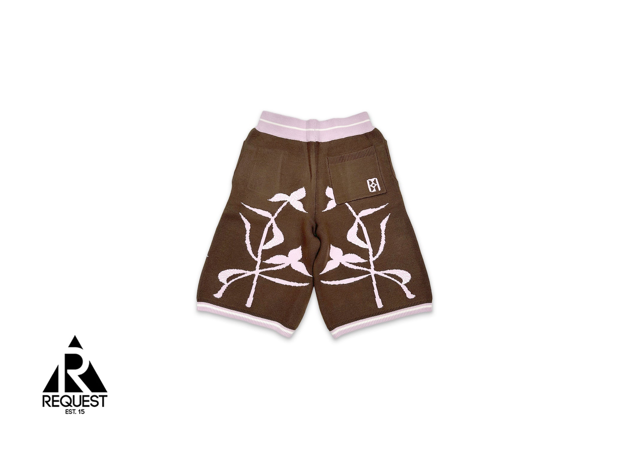 Iris Knit Shorts "Brown/Pink"