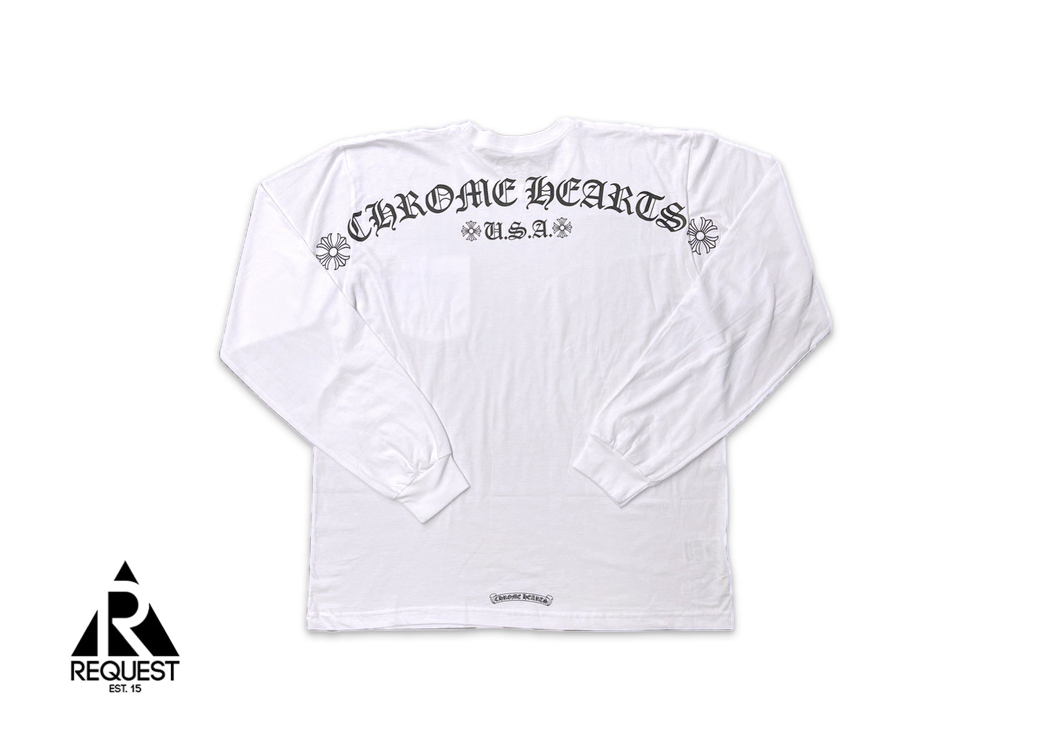 Chrome Hearts Shoulder Logo L/S Tee White ロゴ ロンT Shoulder Logo L/S Tee 