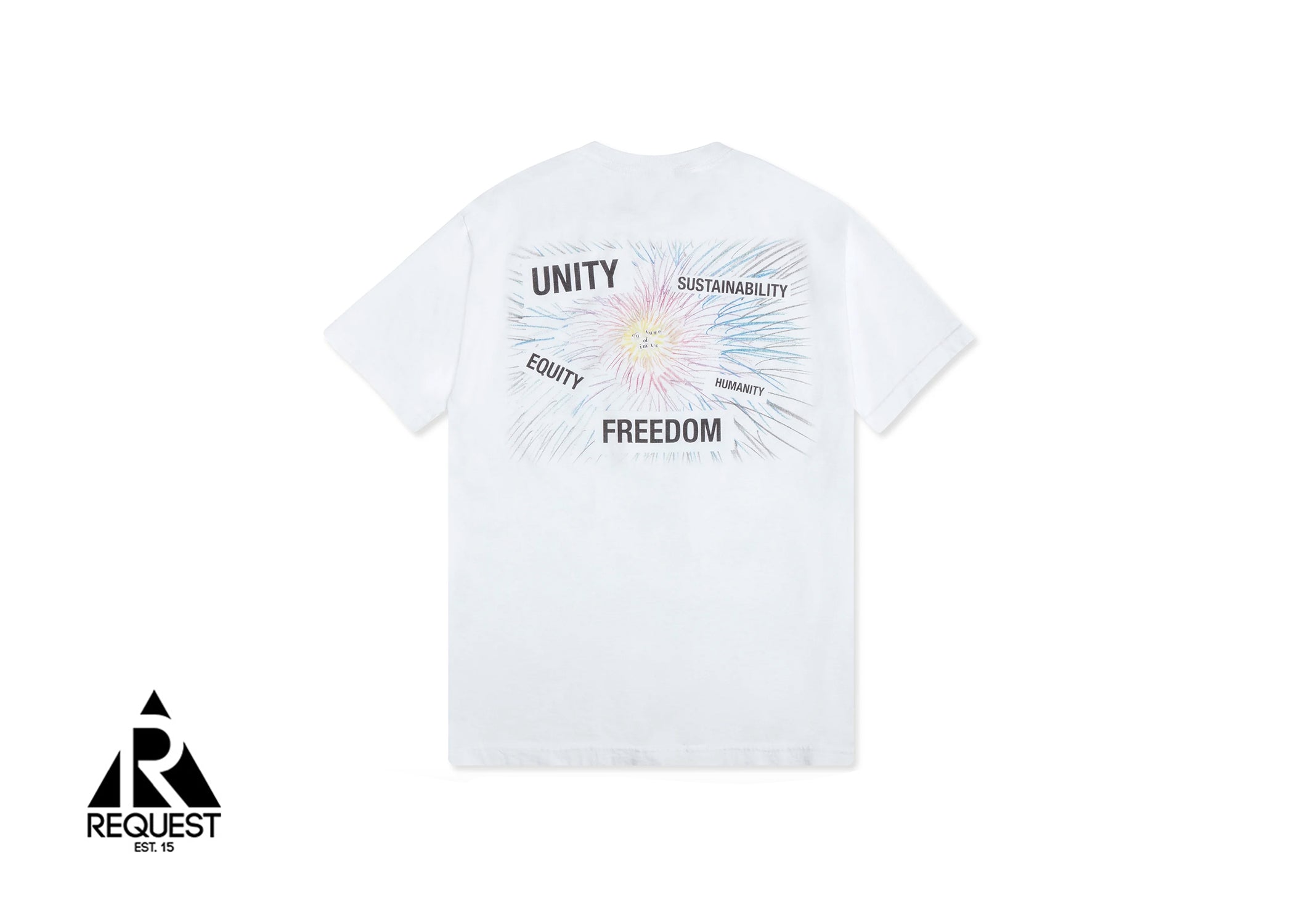 Gallery Dept. Vintage Rainbow Phoenix Tee "White"