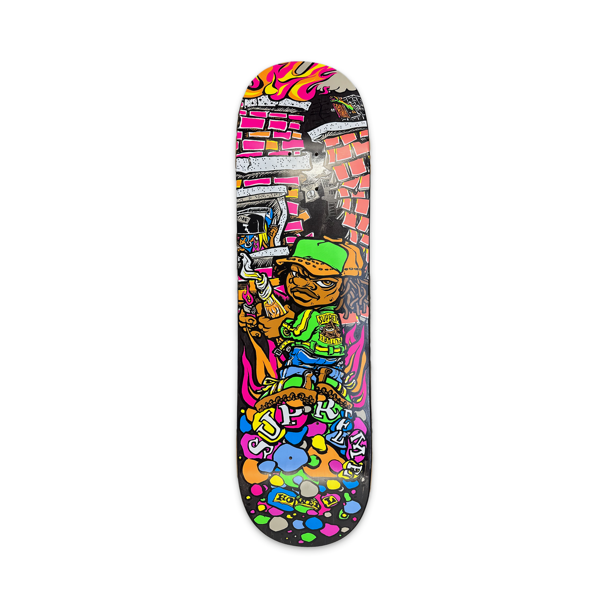 Supreme Molotov Kid Skateboard Deck "Black"