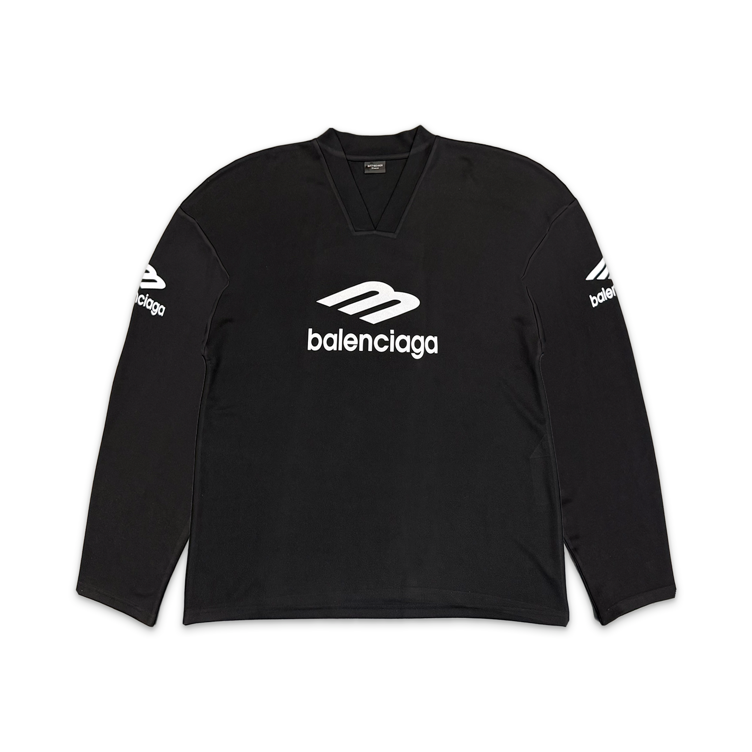 Balenciaga, 3B Sports Icon Oversized Long Sleeve Ski Tee "Black"
