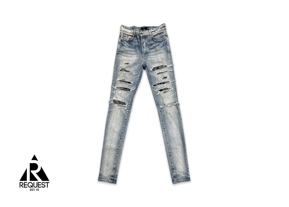 Black Bandana Thrasher Jeans 