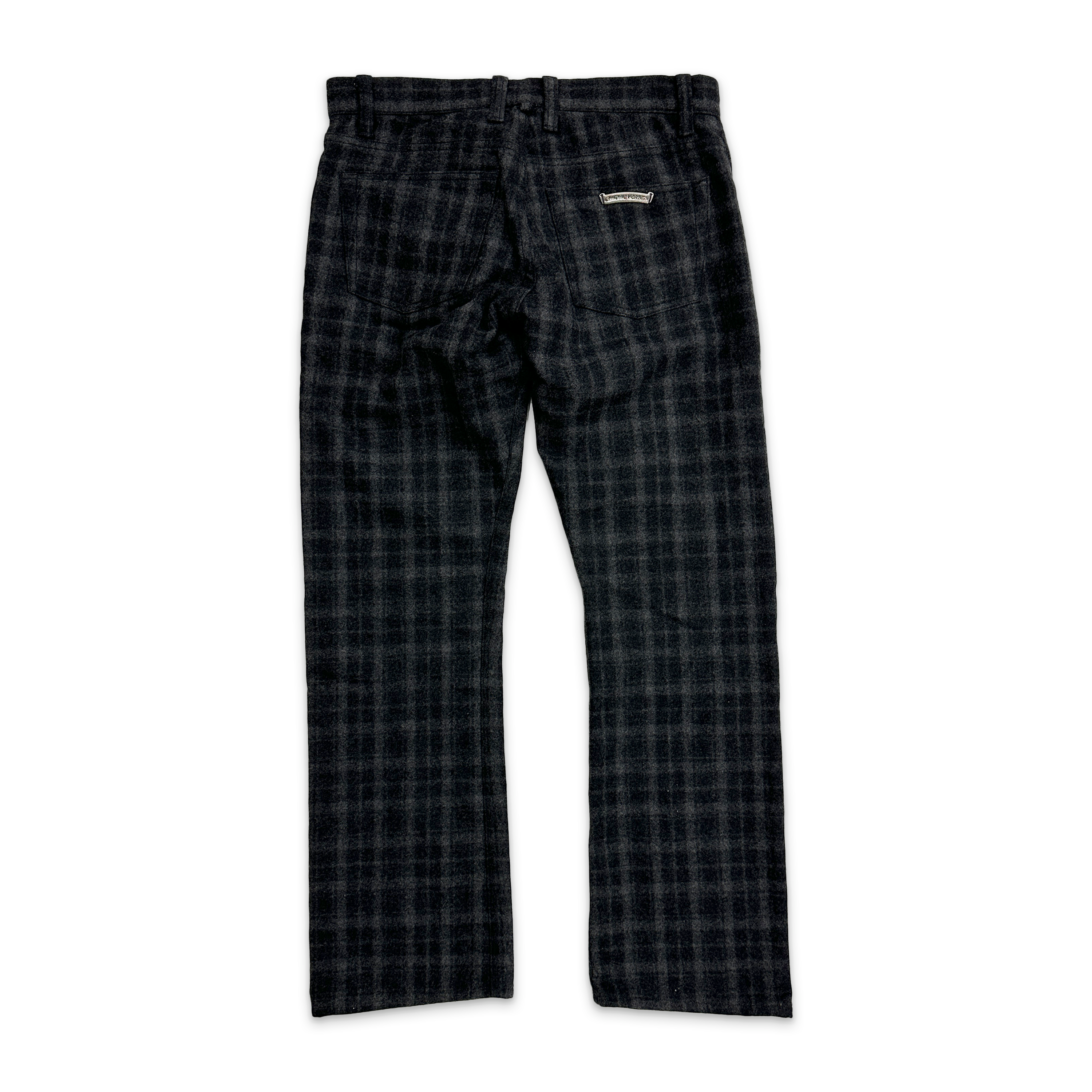 Chrome Hearts, Plaid Trousers "Grey"