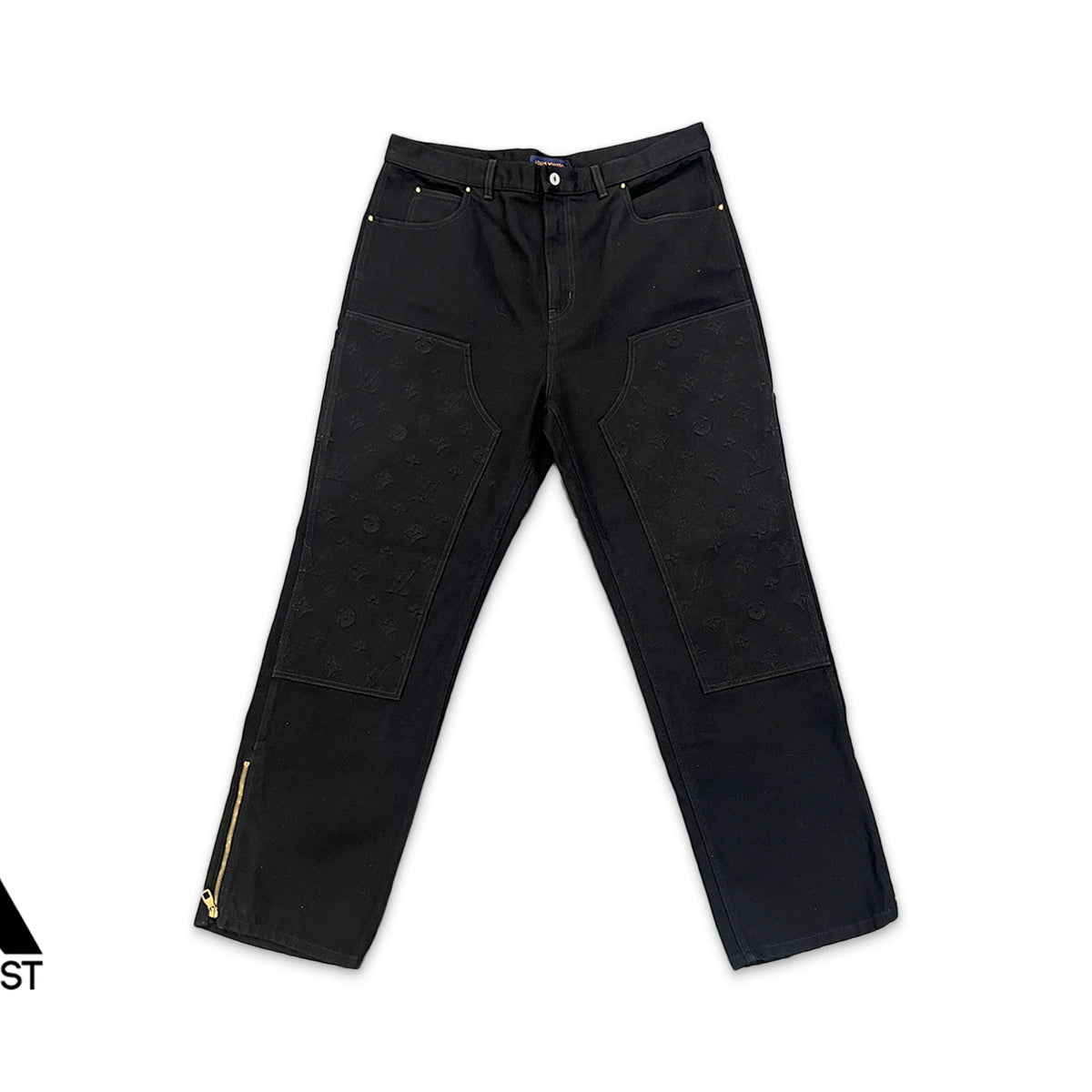 Louis Vuitton Monogram Workwear Denim Pants Brown Men's - FW21 - US