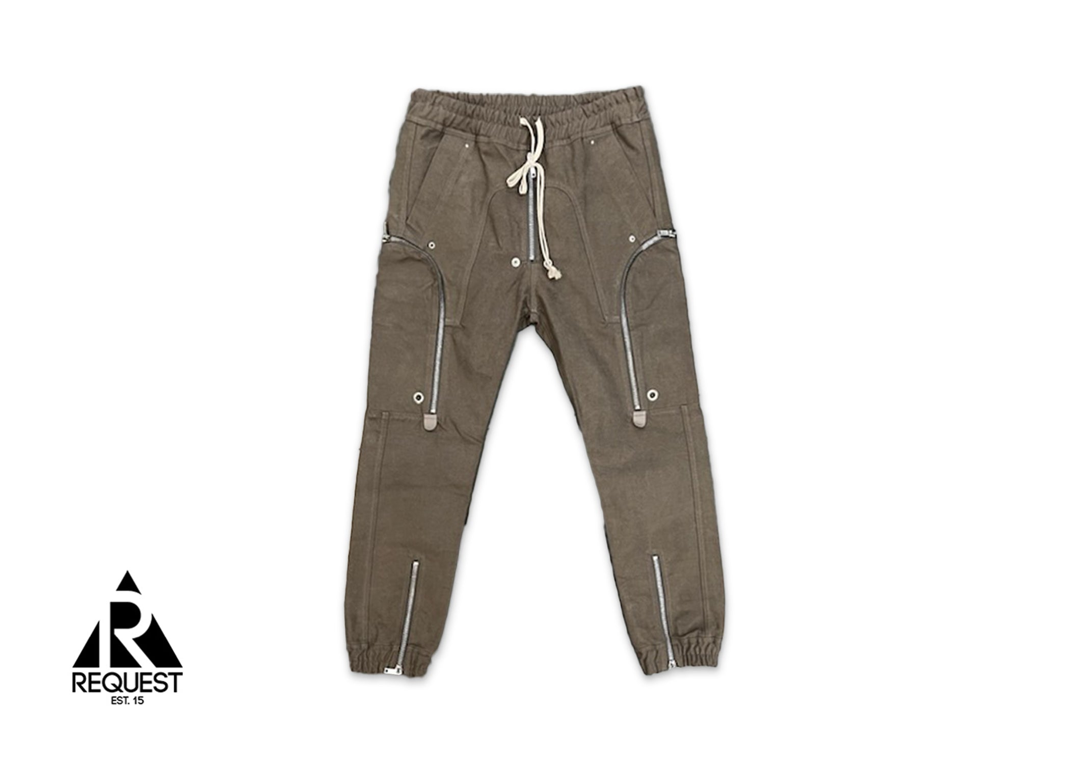 Rick Owens Bauhaus Moleskin Cargo Pants "Dust"