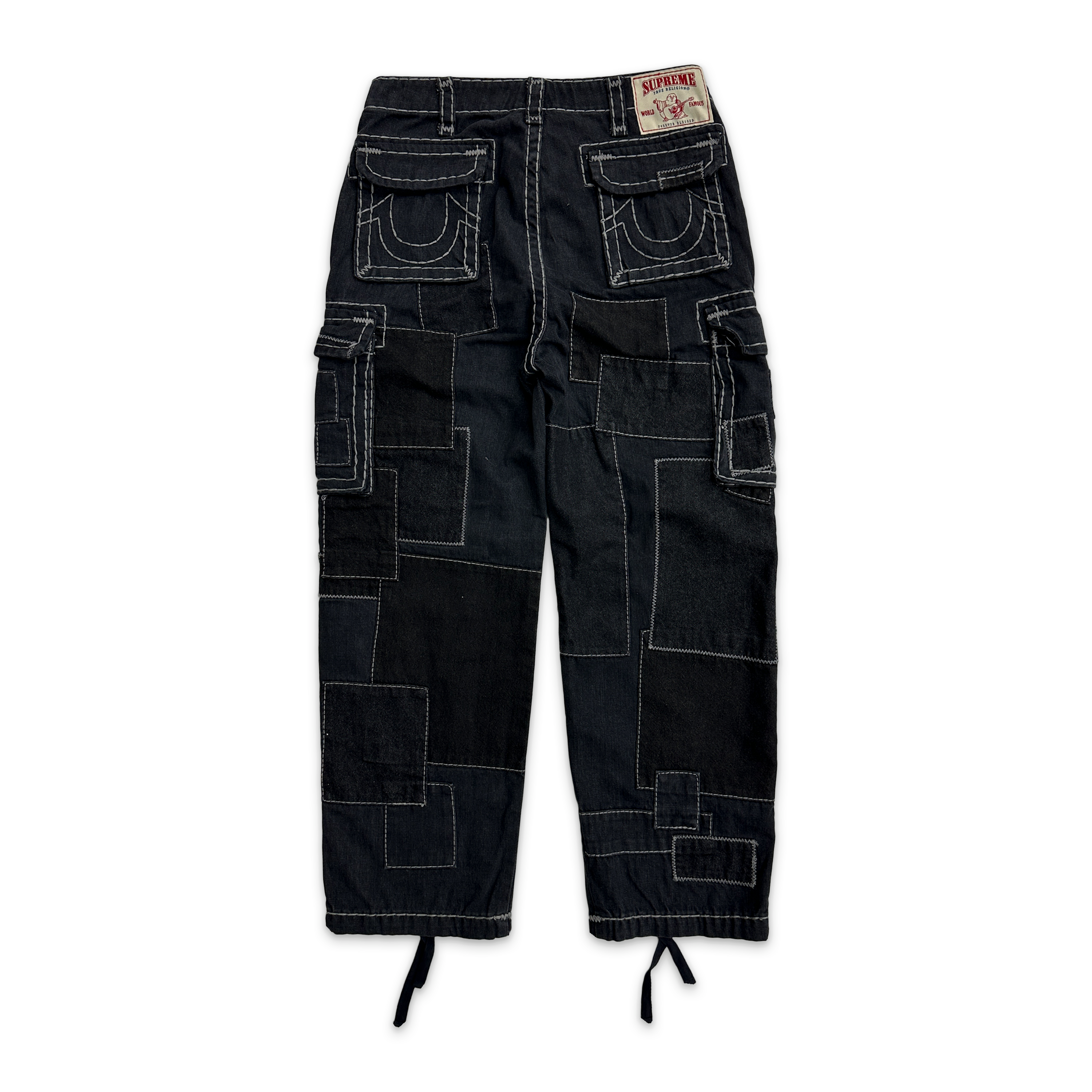 True Religion Patchwork Cargo Pants FW25 "Black"