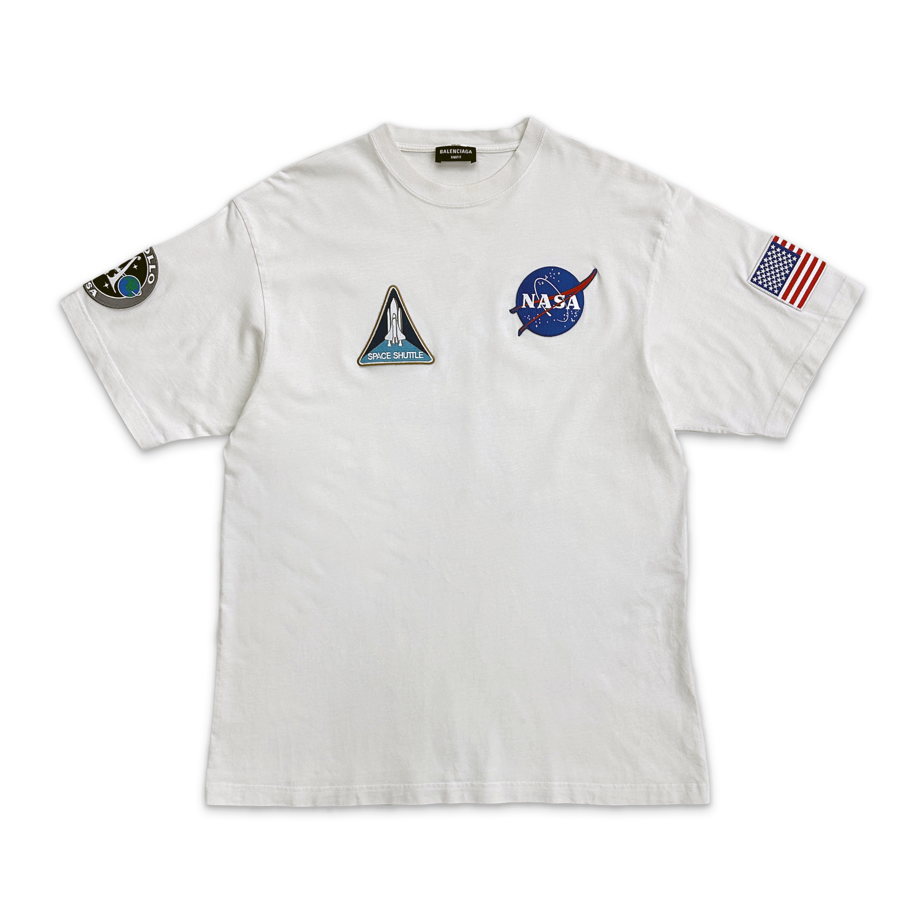 Balenciaga, Oversized NASA Space Program Tee "White"