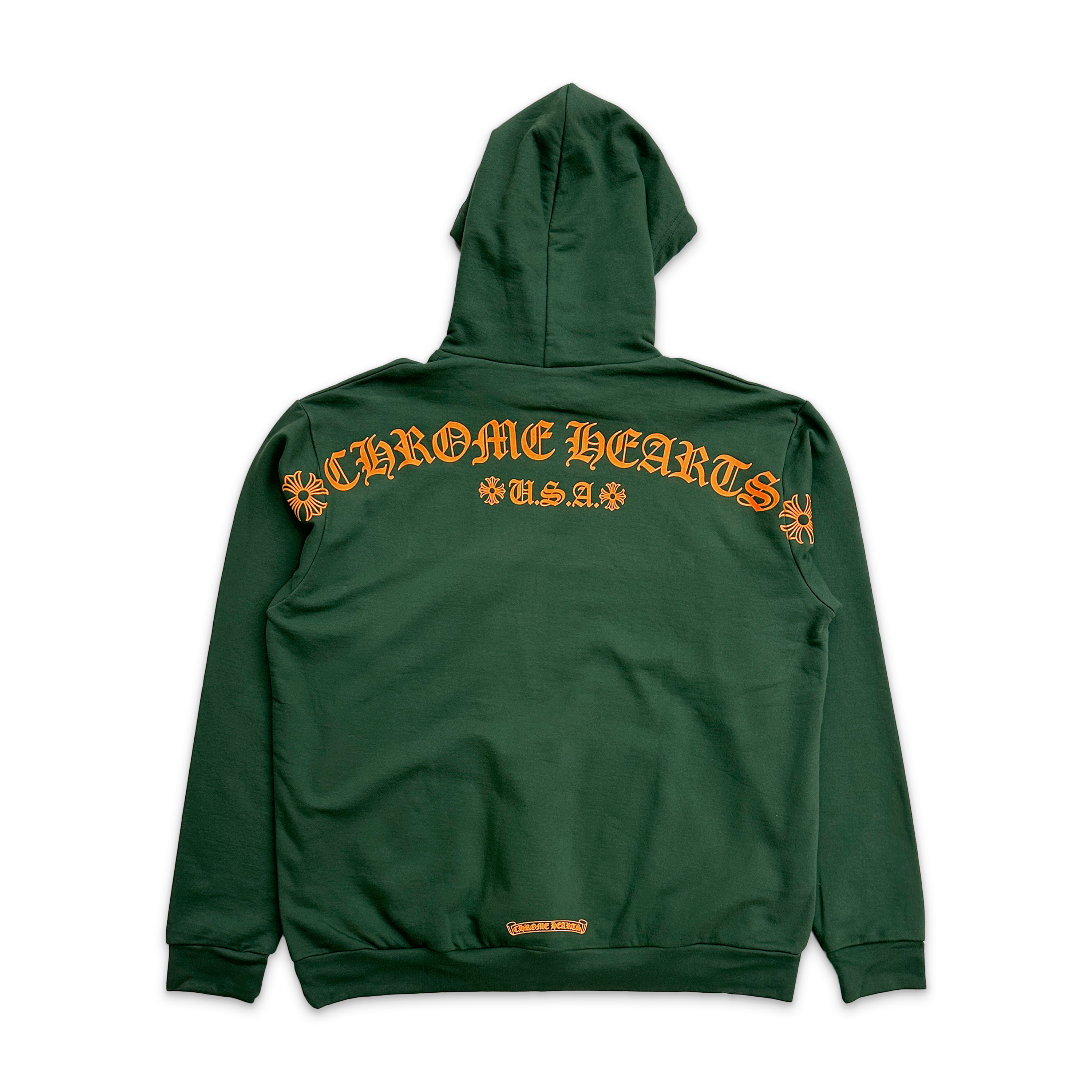 Chrome Hearts, Online Exclusive Hoodie "Green Orange"