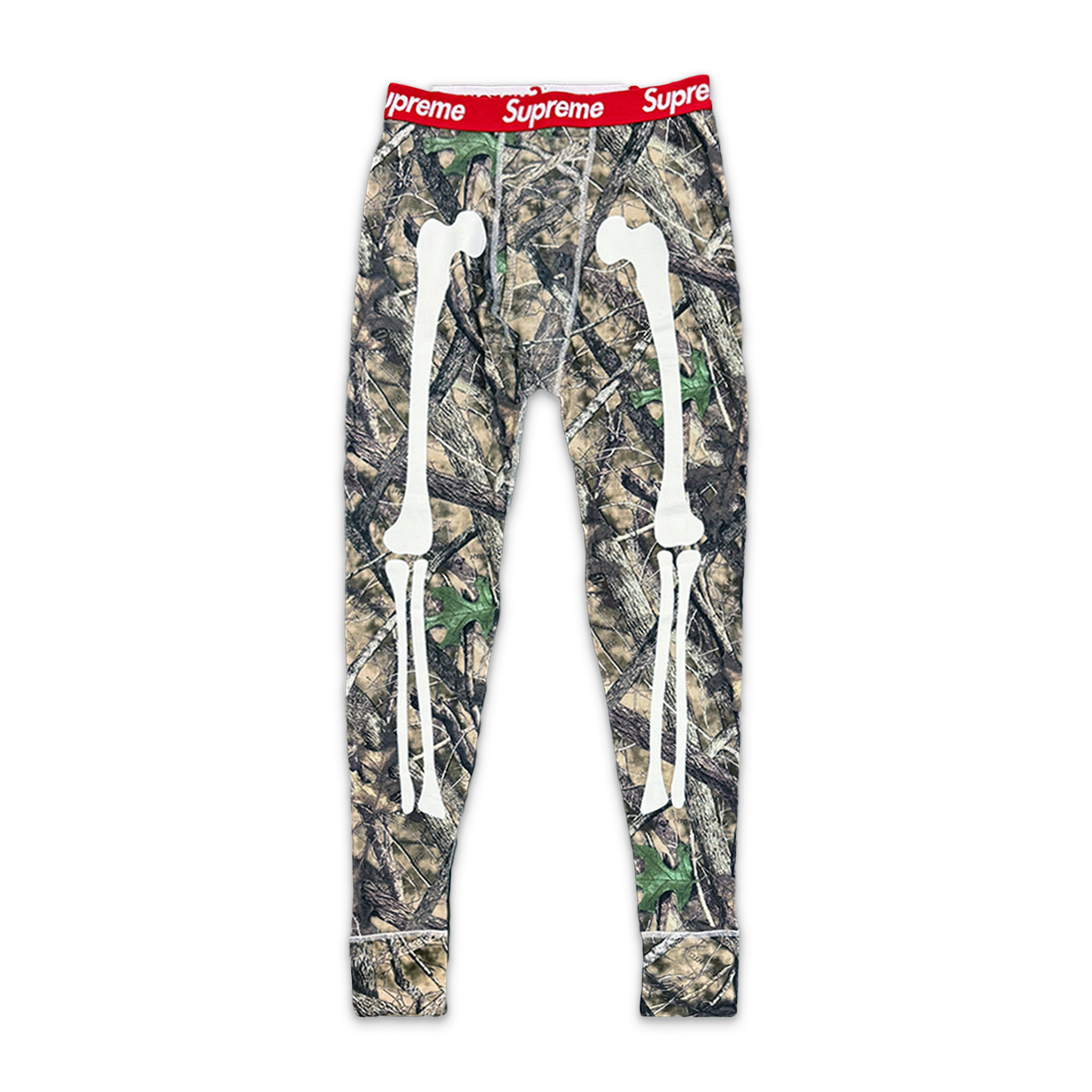 Supreme, Hanes Bones Thermal Pant "Woodland Camo"