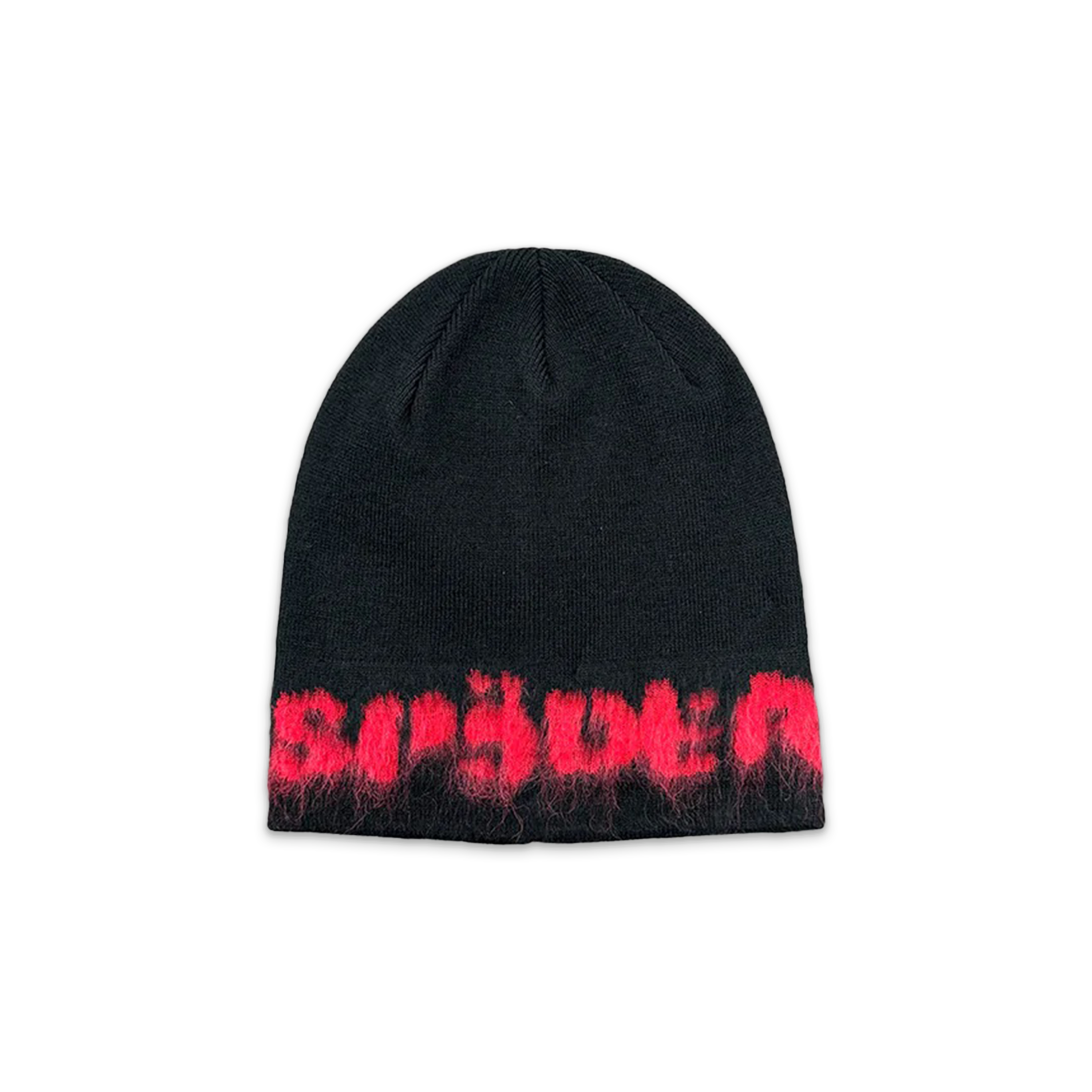 Fuzzy Logo Mohair Beanie 