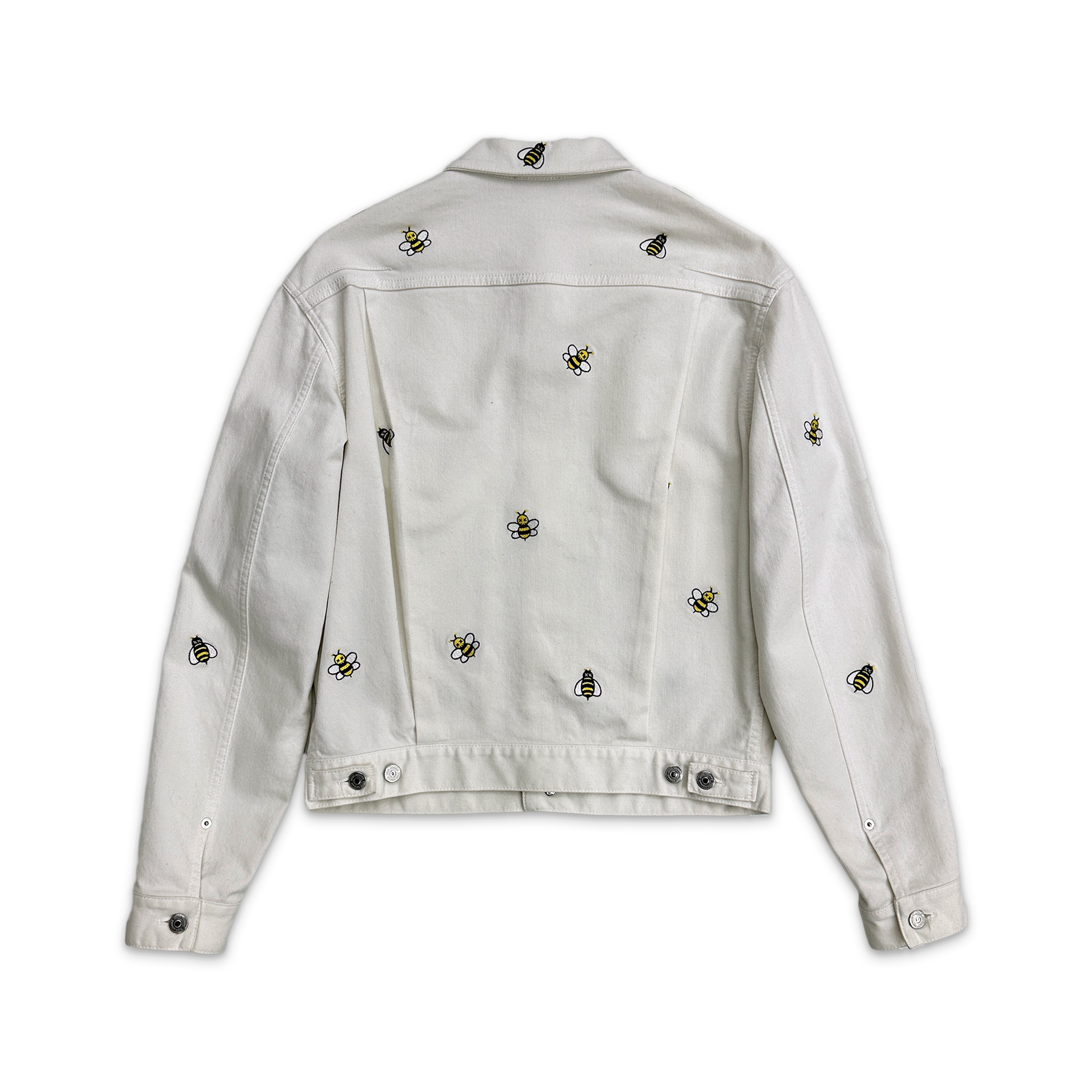 KAWS Bee Denim Trucker Jacket "White"