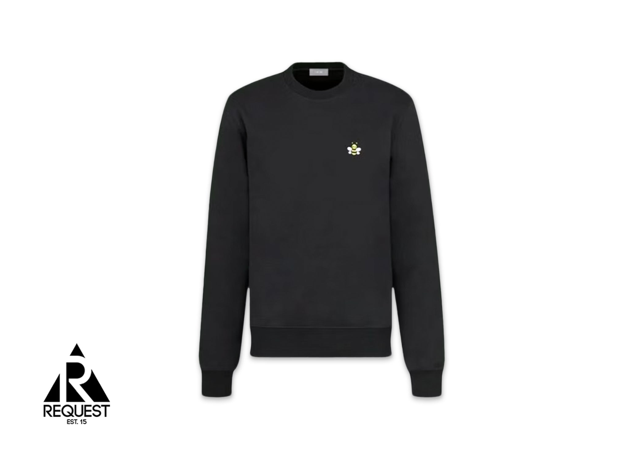 Dior x KAWS Bee Logo Crewneck Sweatshirt "Black"