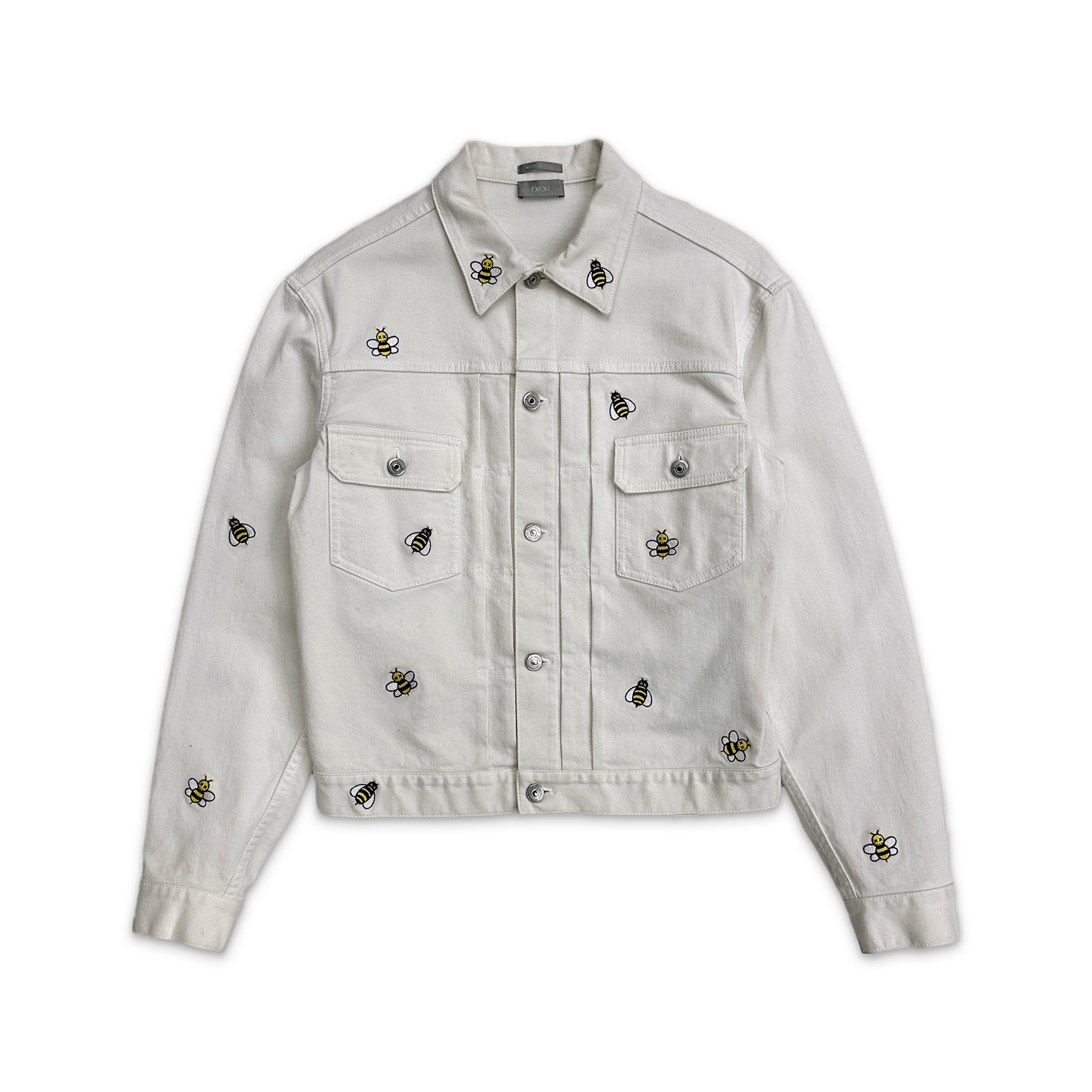 KAWS Bee Denim Trucker Jacket "White"
